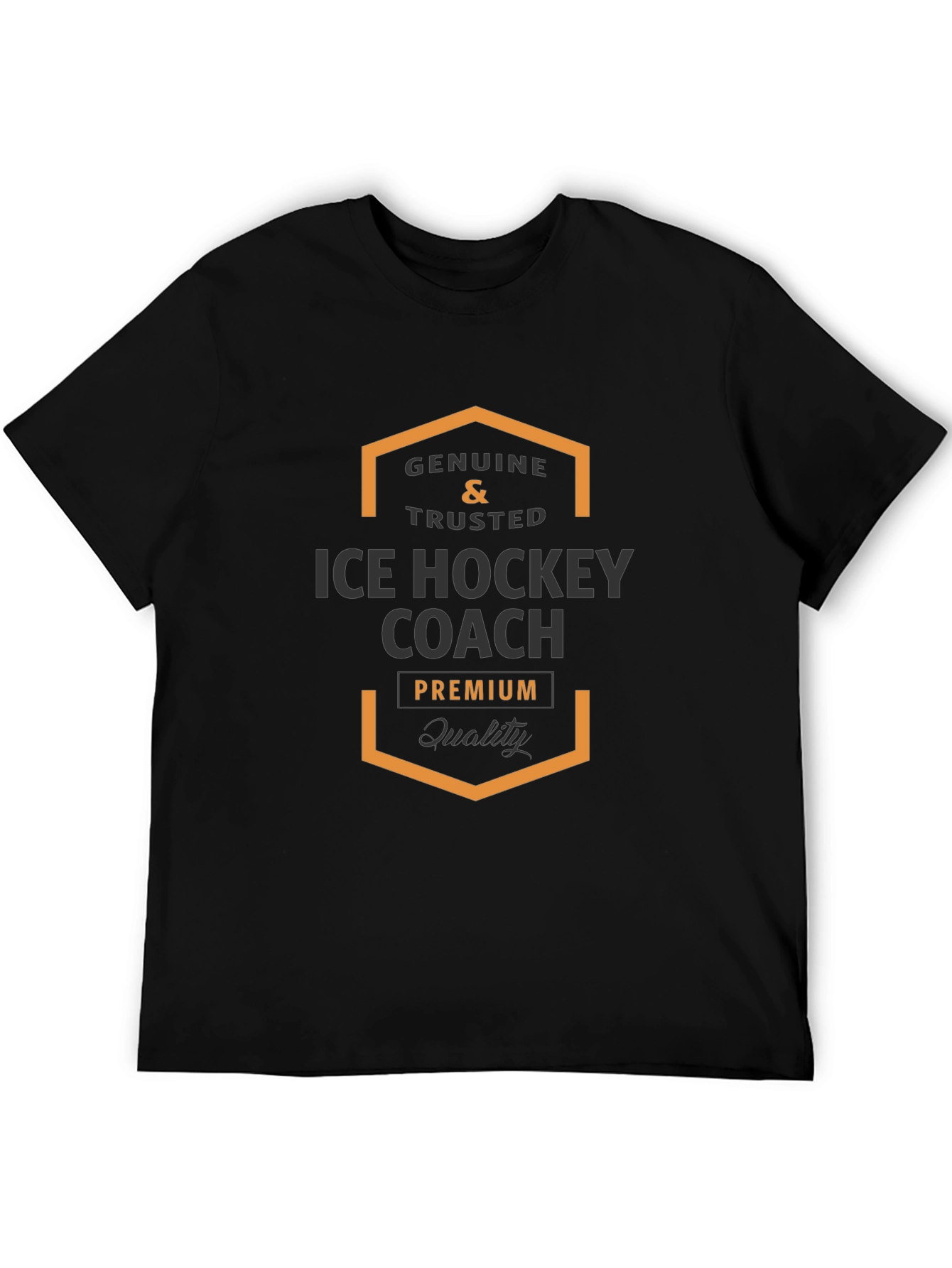 Black Ice Hockey Coach T-Shirt - Genuine & Trusted view 5
