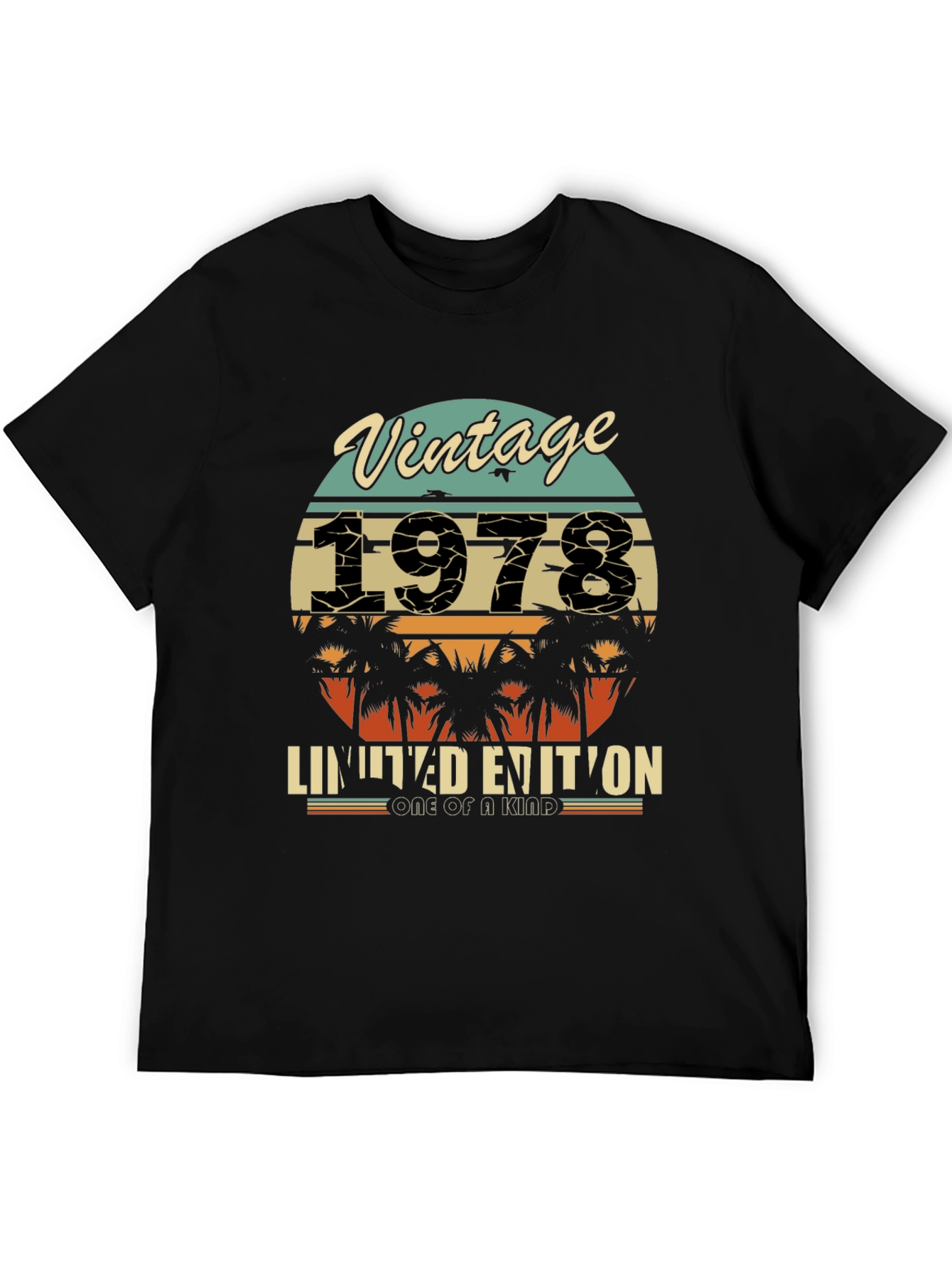 Black Vintage 1978 Limited Edition T-Shirt view 5