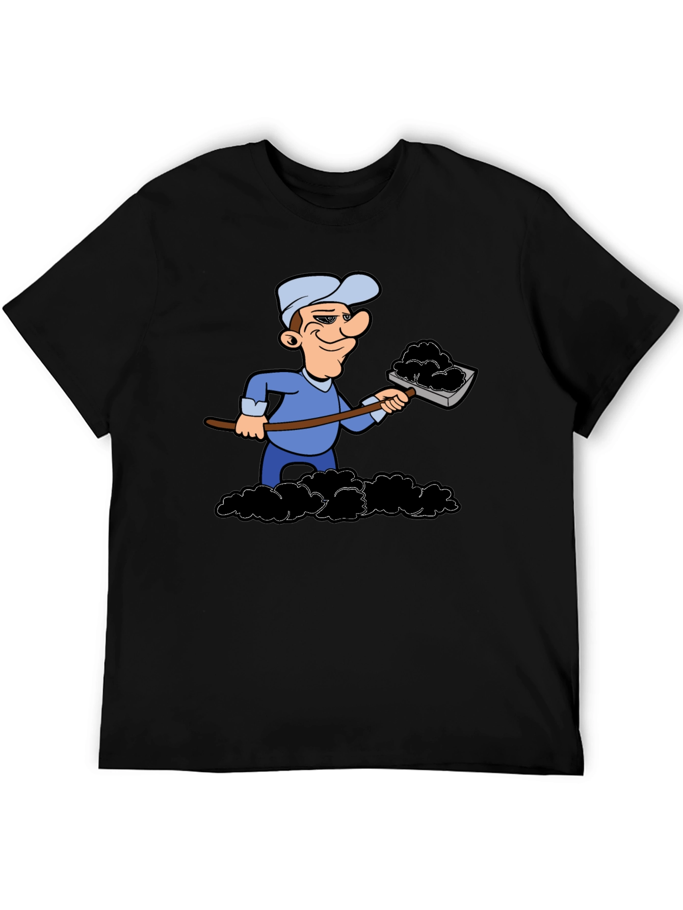 Black Coal Miner Graphic T-Shirt view 5