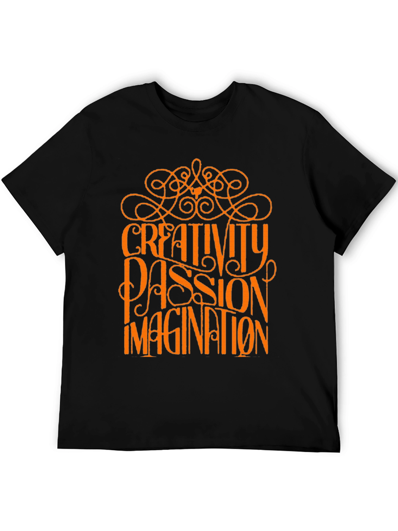 Black Creativity Passion Imagination Graphic Tee view 5