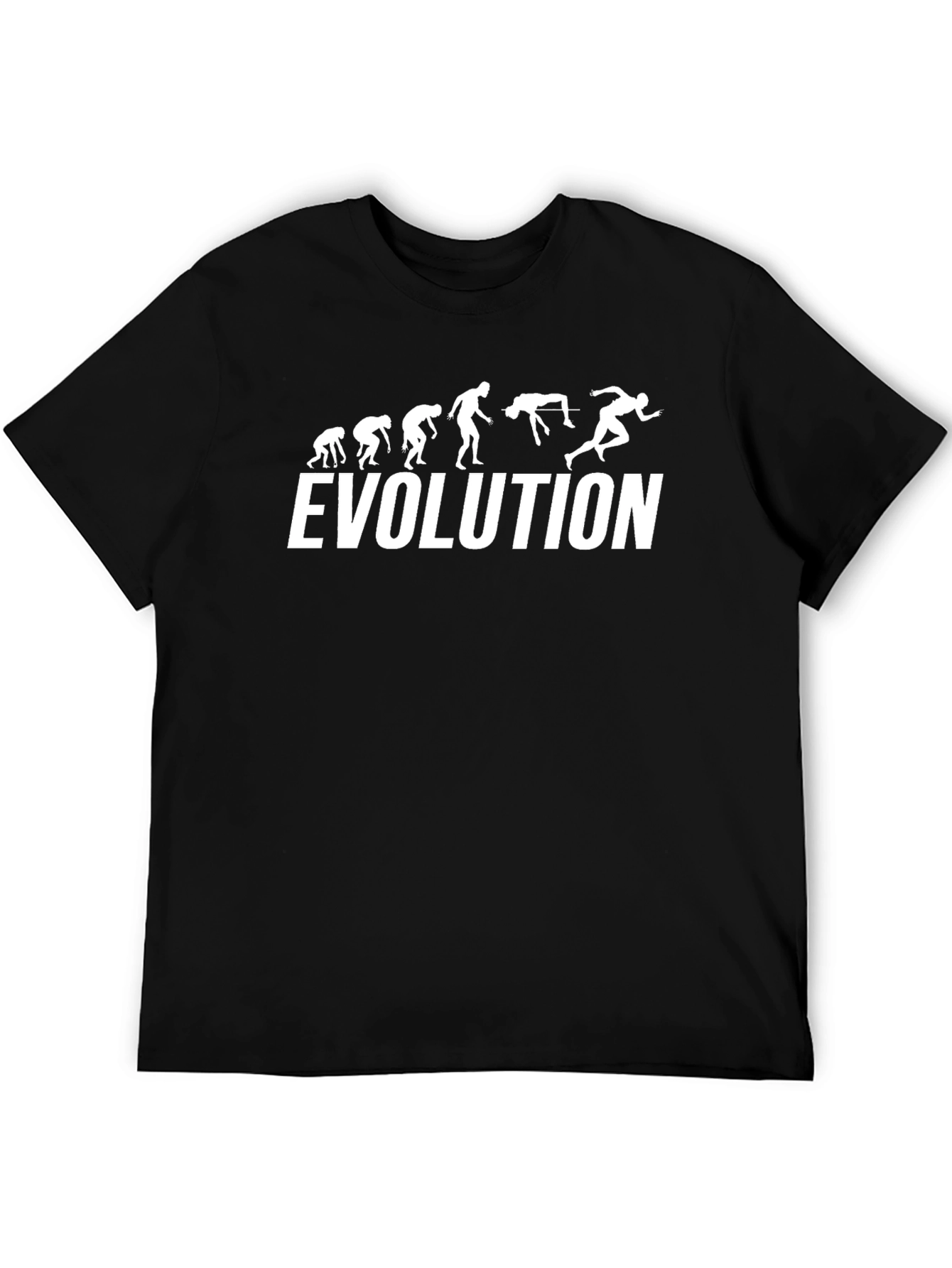 Black Evolution High Jump Black T-Shirt view 5