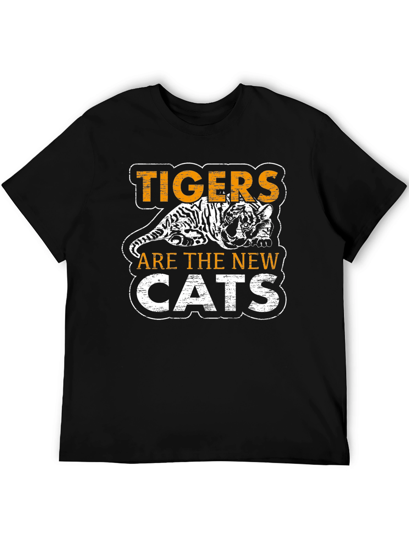 Black Tigers are the New Cats Graphic T-Shirt view 5