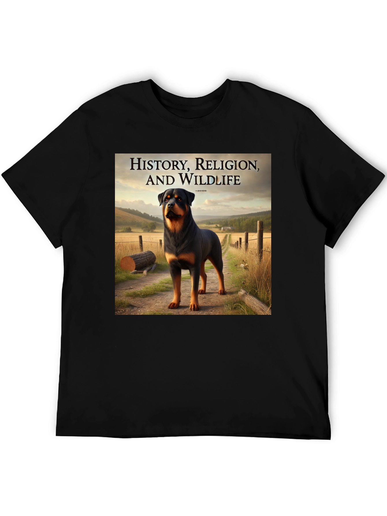 Rottweiler T-Shirt: History, Religion, & Wildlife Tee - 5