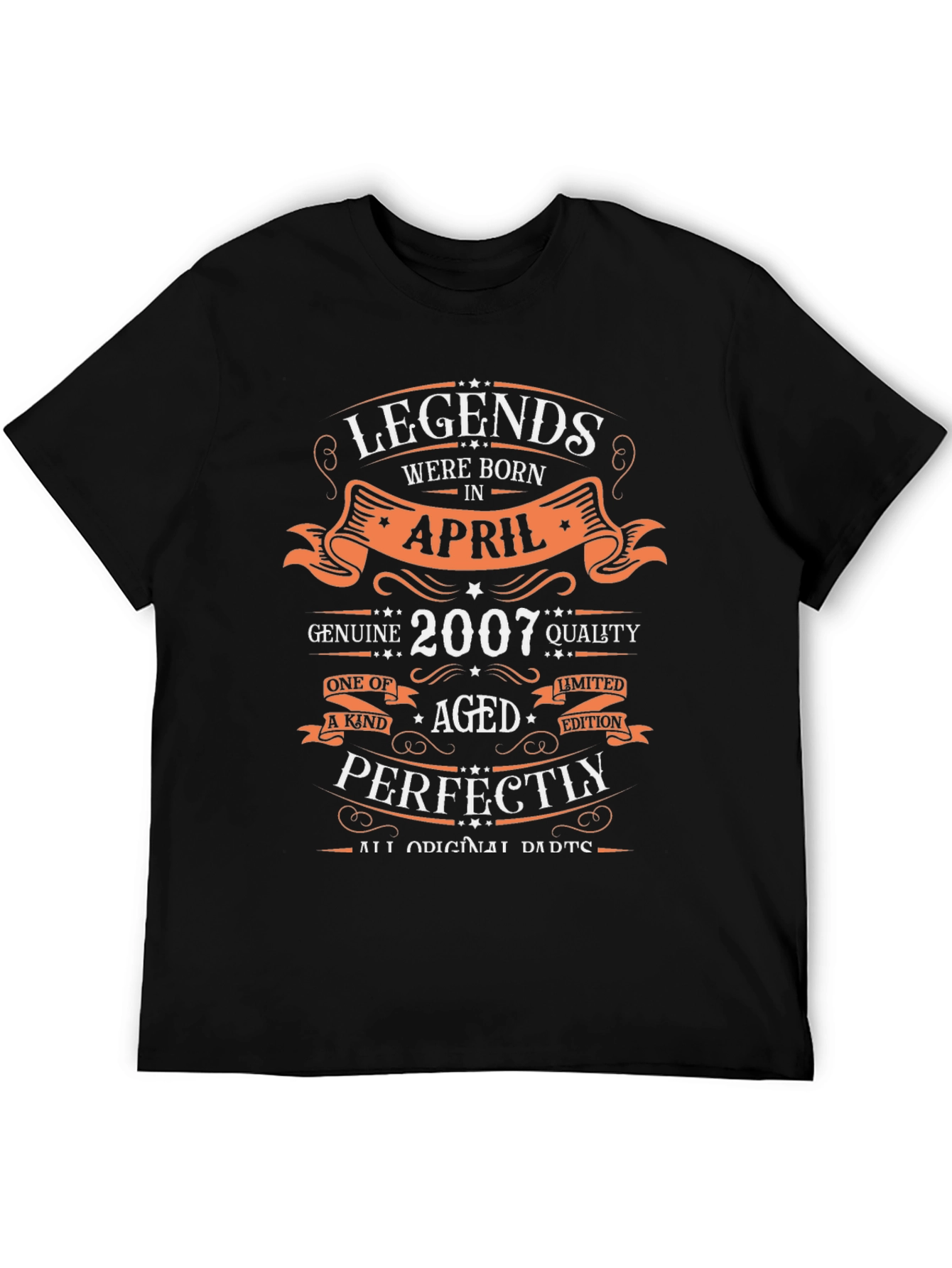 Legends Born In April 2007 T-Shirt - 5