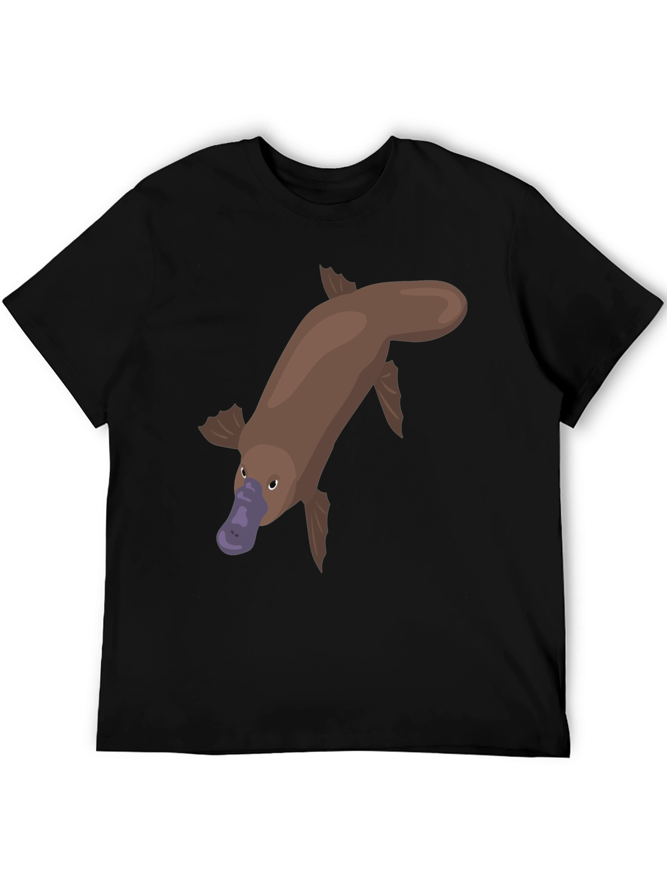 Black Platypus Graphic Tee - Unique Animal Shirt view 5