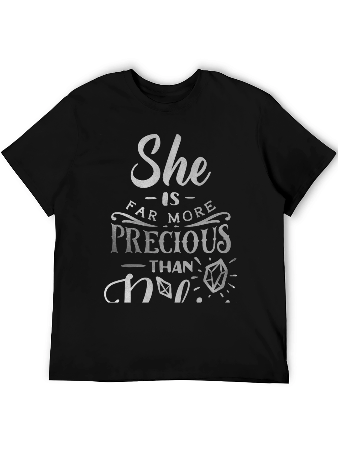Black She Is More Precious Than Rubies T-Shirt view 5