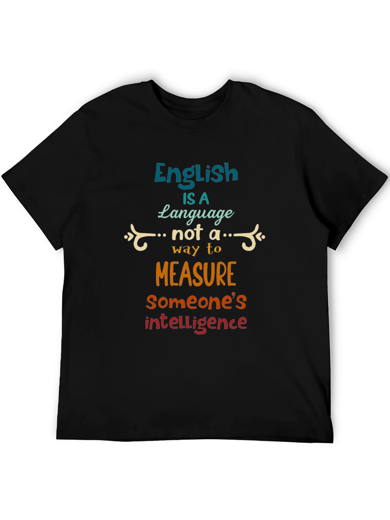 Black English is a Language T-Shirt view 5