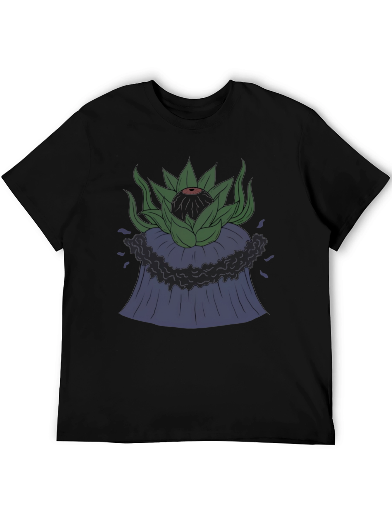 Black Volcanic Eye Tee - Unique Graphic Design view 5