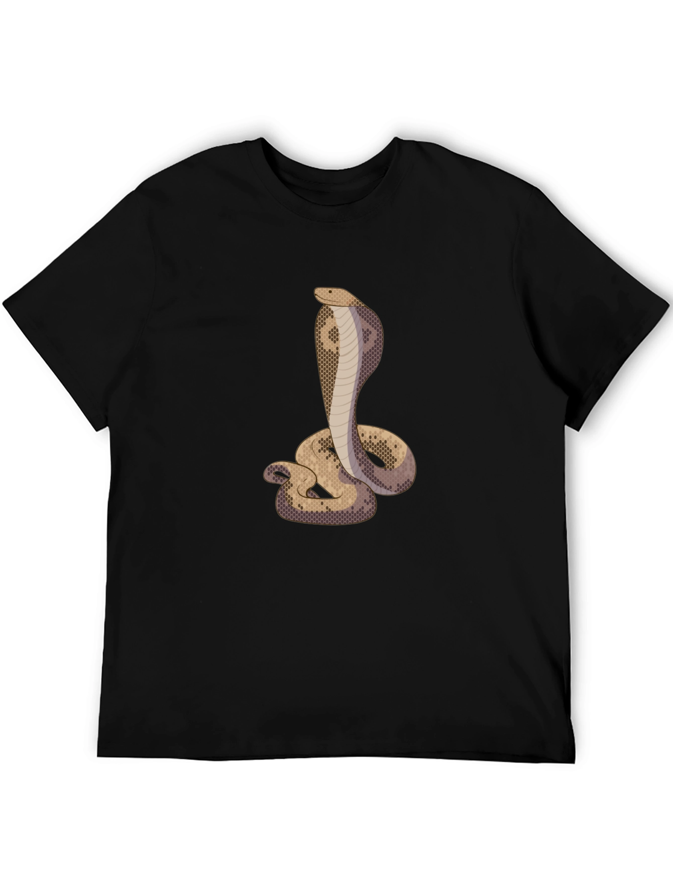 Black Cobra Graphic Tee - Men's Black T-Shirt view 5