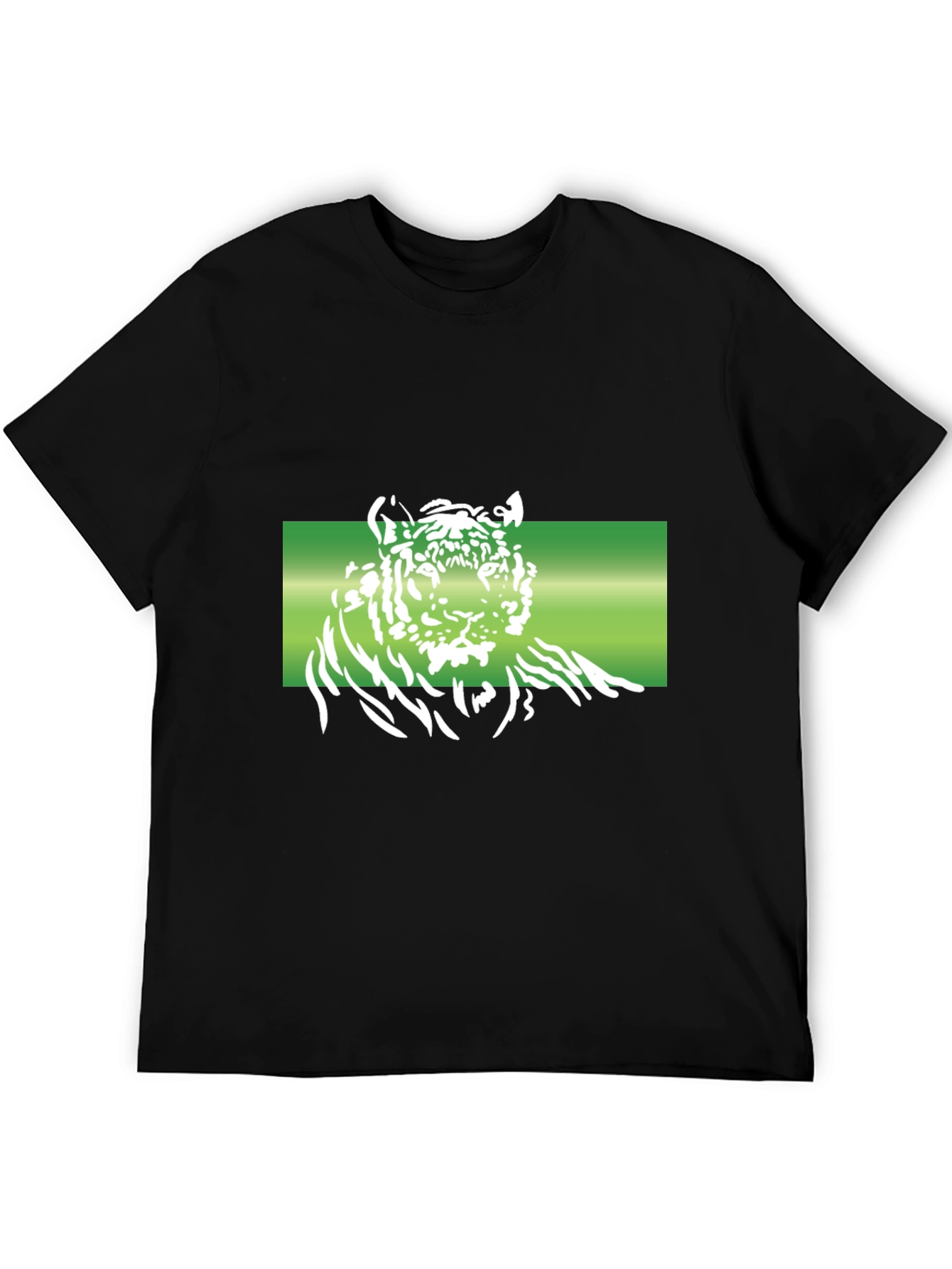 Black Tiger Graphic T-Shirt - Black view 5