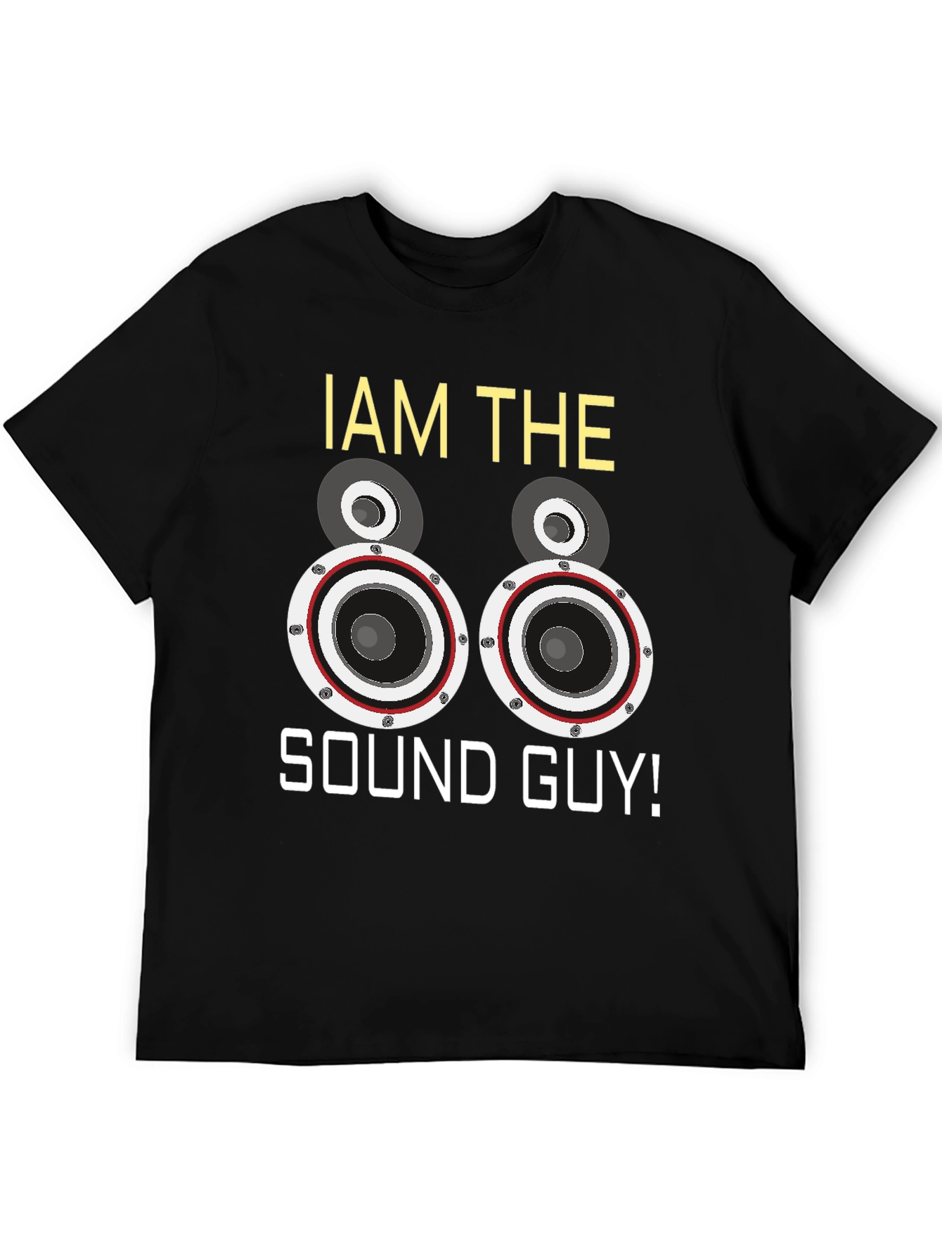 Black I am the Sound Guy T-Shirt Music Lover DJ Graphic Tee view 5