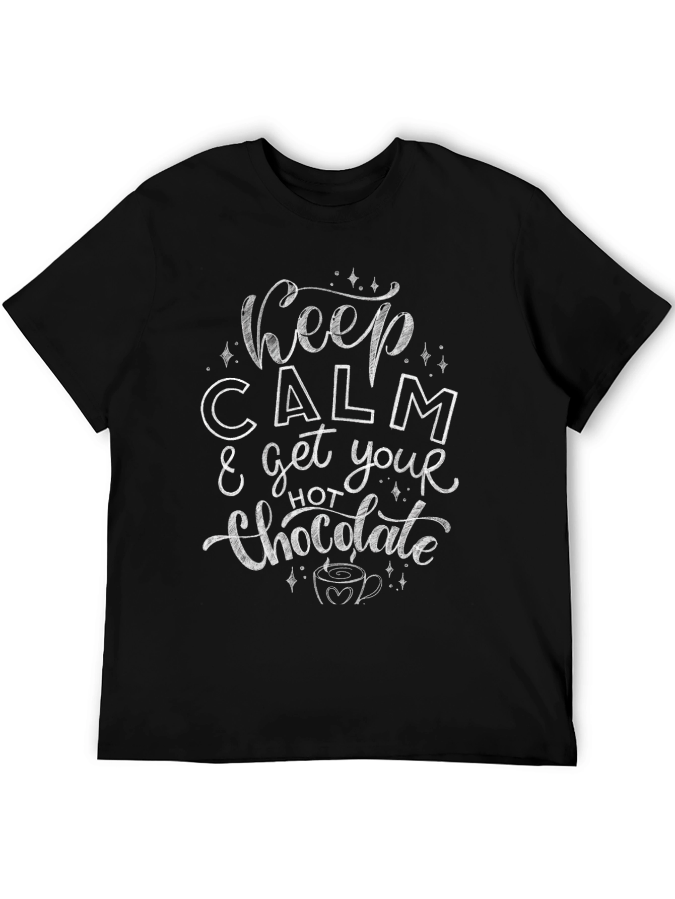 Keep Calm & Get Your Hot Chocolate Graphic Tee - 5