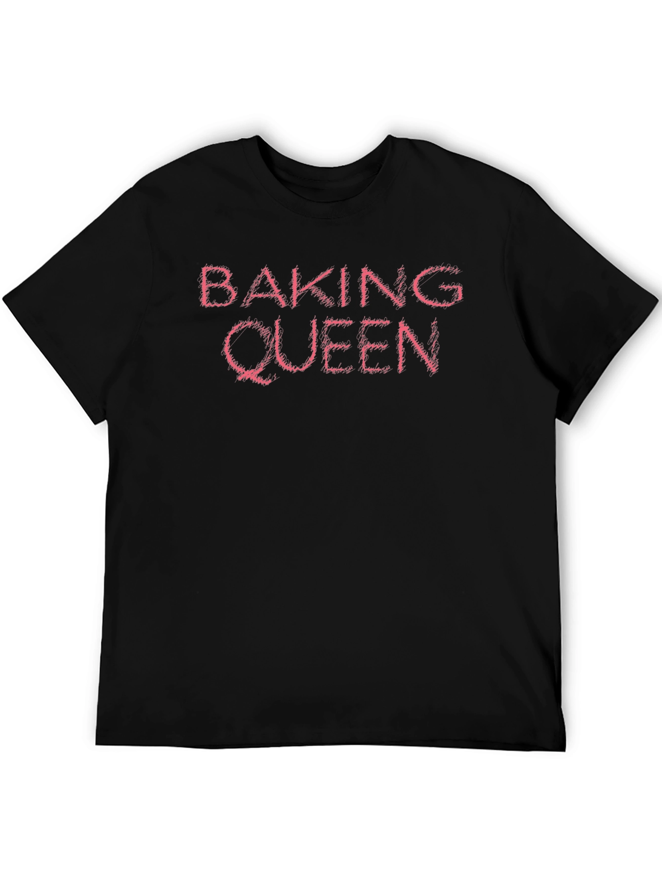 Black Baking Queen Black T-Shirt, Funny Baking Shirt view 5