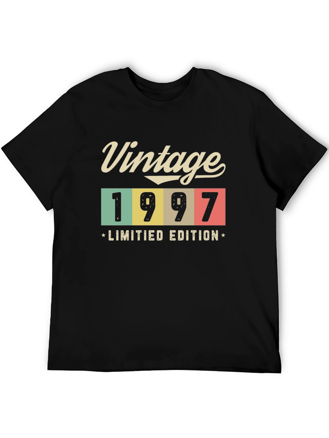 Black Vintage 1997 Limited Edition Graphic T-Shirt view 5