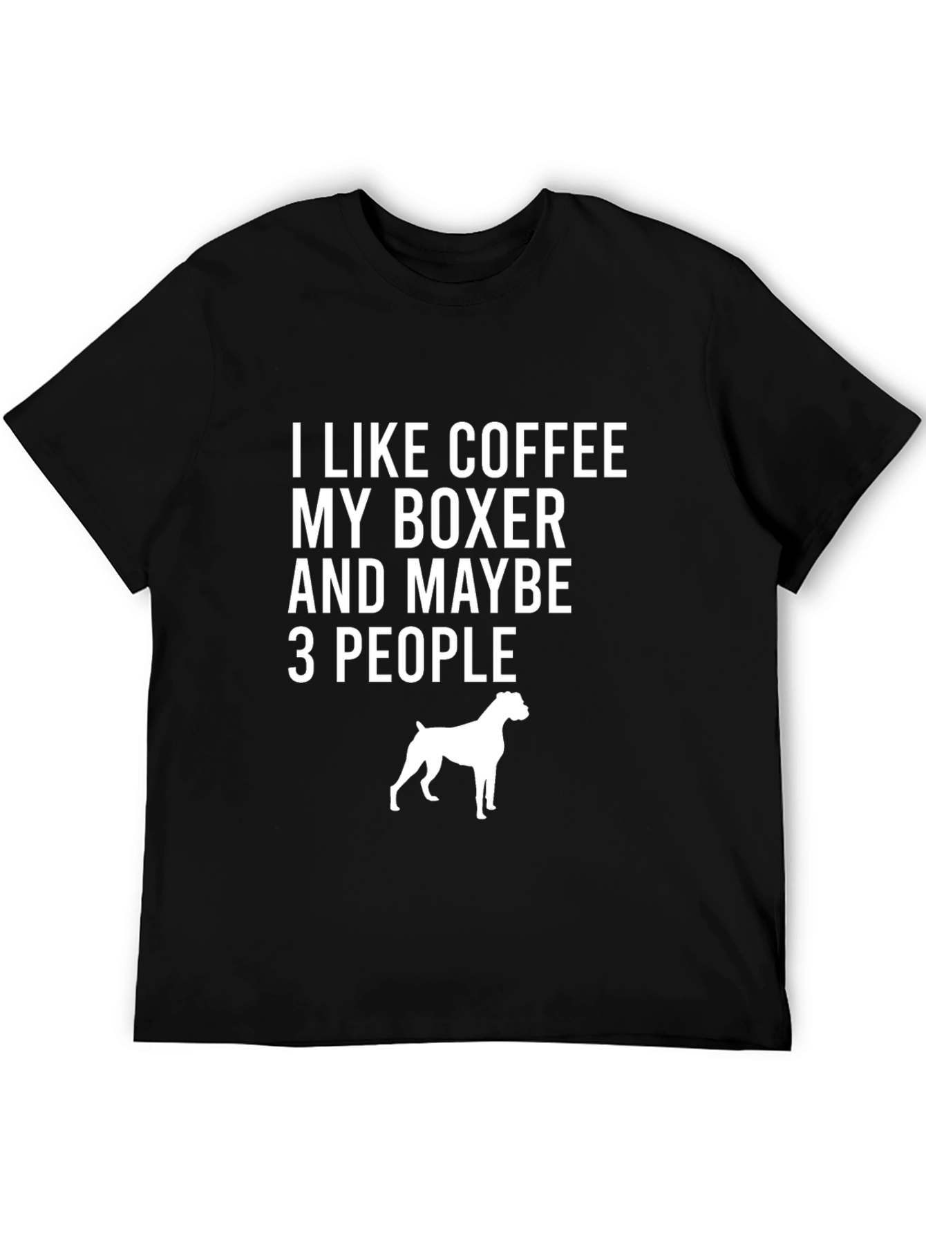 Black Coffee, Boxer, 3 People Black T-Shirt view 5