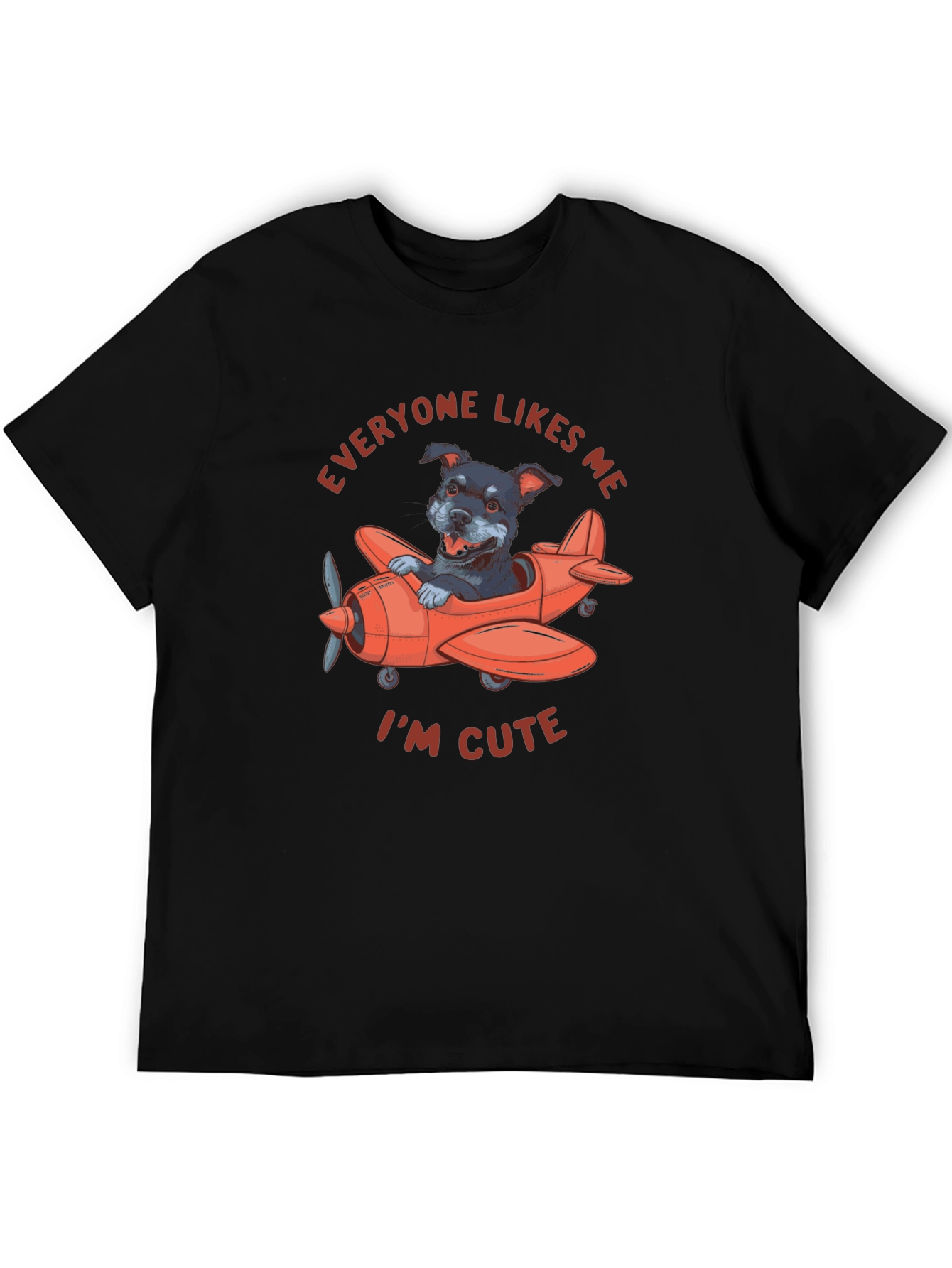 Black Dog Pilot T-Shirt - "Everyone Likes Me" view 5