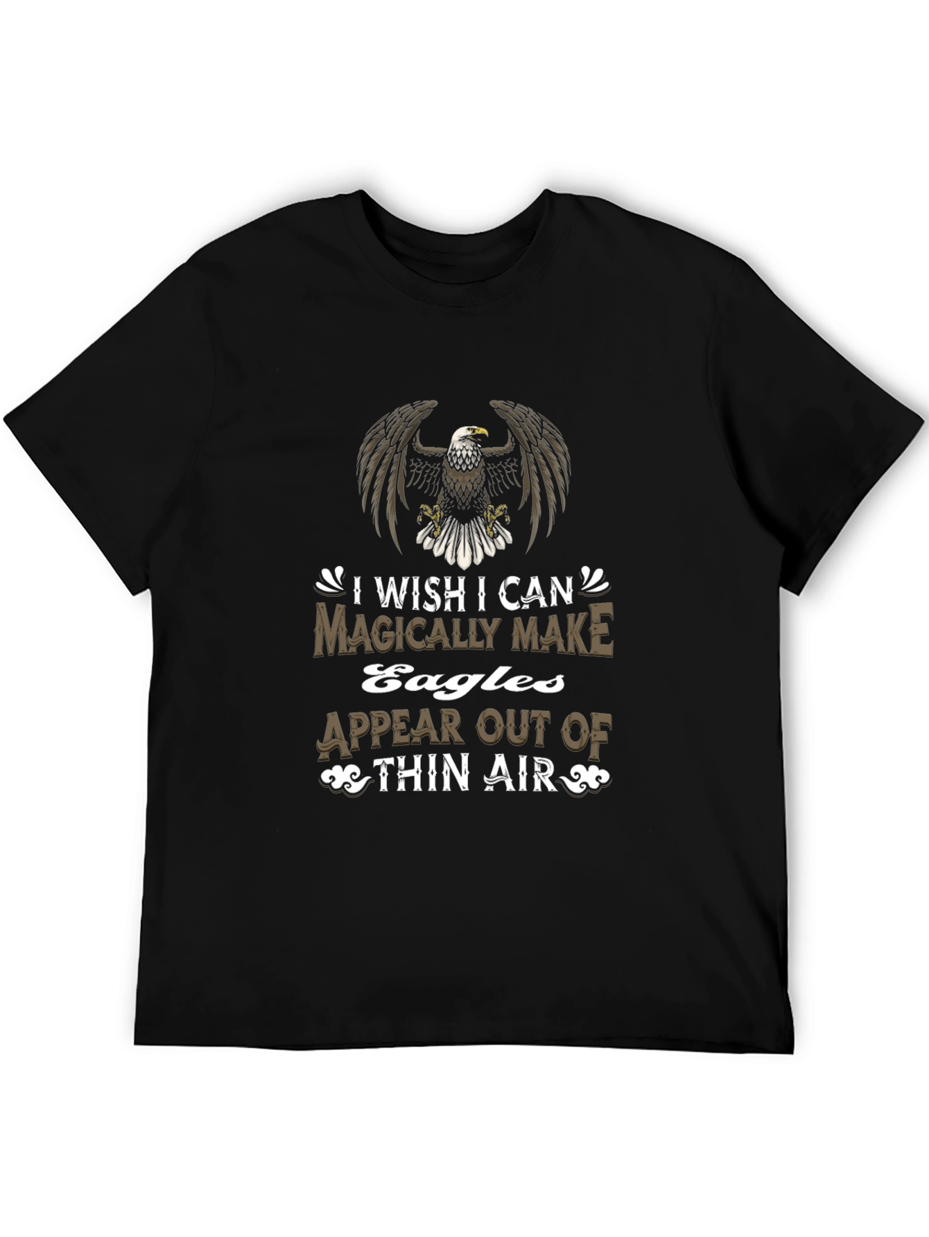 Black Eagle Graphic T-Shirt - Magically Make Eagles Appear view 5