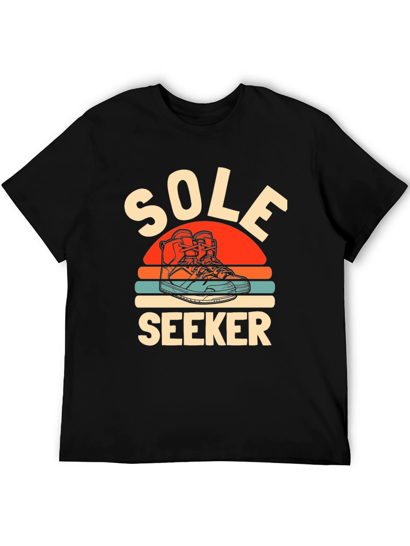 Black Sole Seeker Graphic Tee - Black Cotton Blend view 5