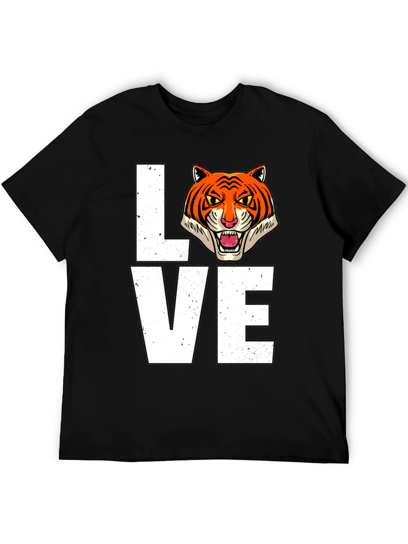 Black Tiger Love Graphic T-Shirt view 5