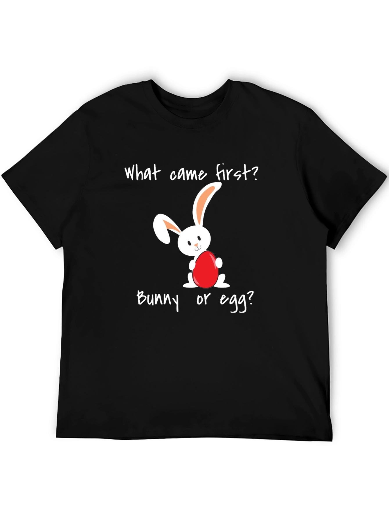 Black Bunny or Egg T-Shirt view 5