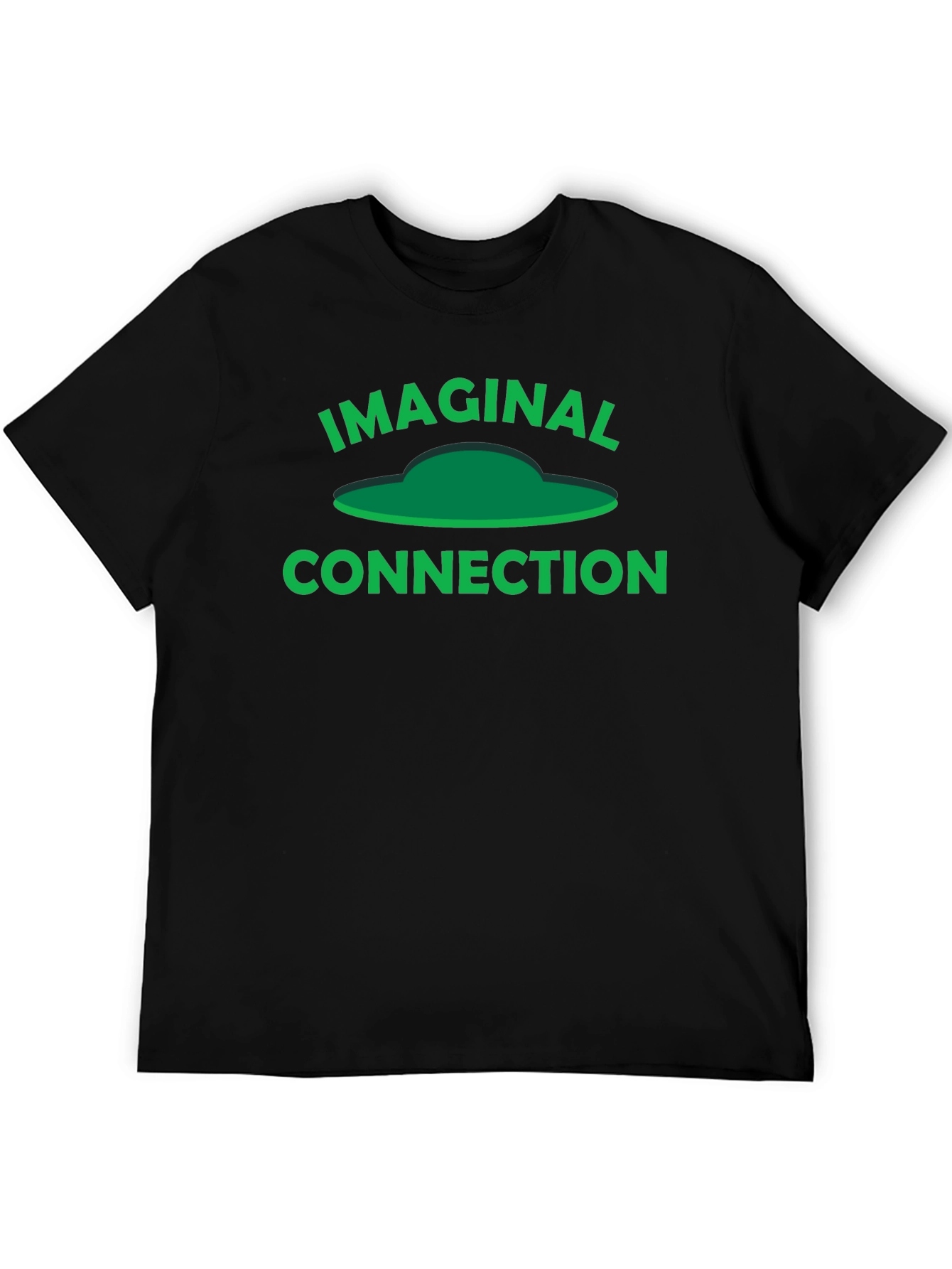 Black Imaginal Connection UFO Graphic T-Shirt view 5
