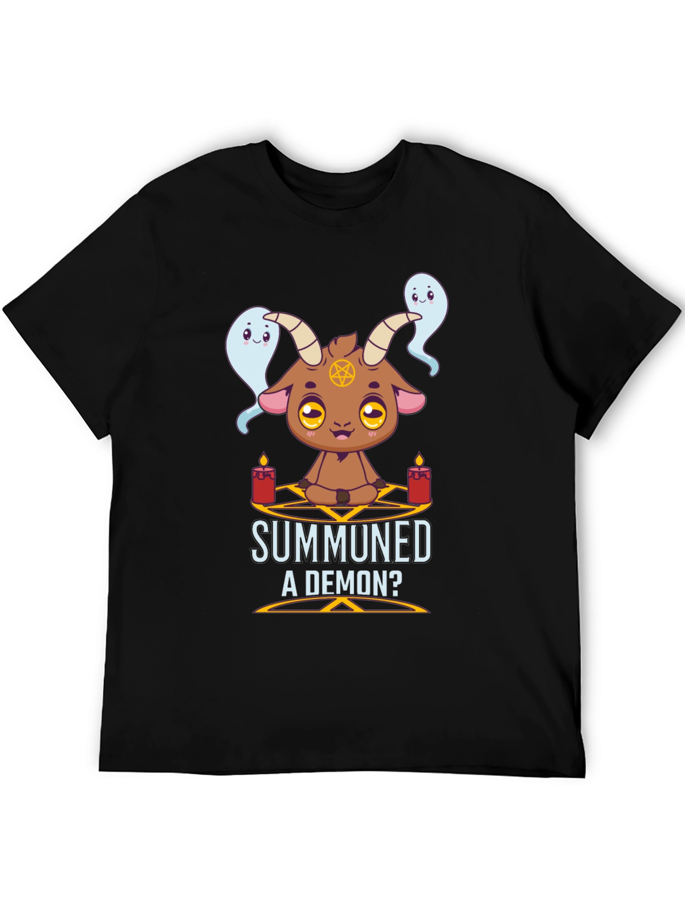 Black Summoned a Demon? Graphic Tee view 5
