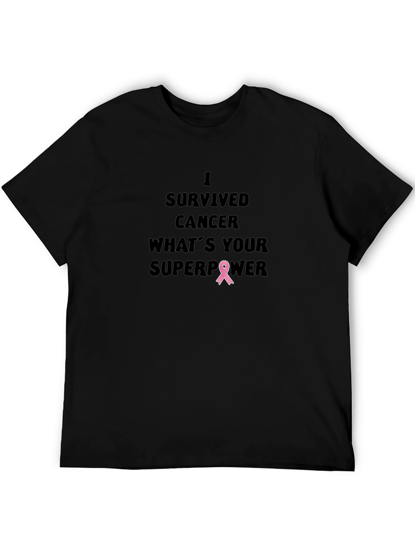 Black Cancer Survivor Tee: What's Your Superpower? view 5