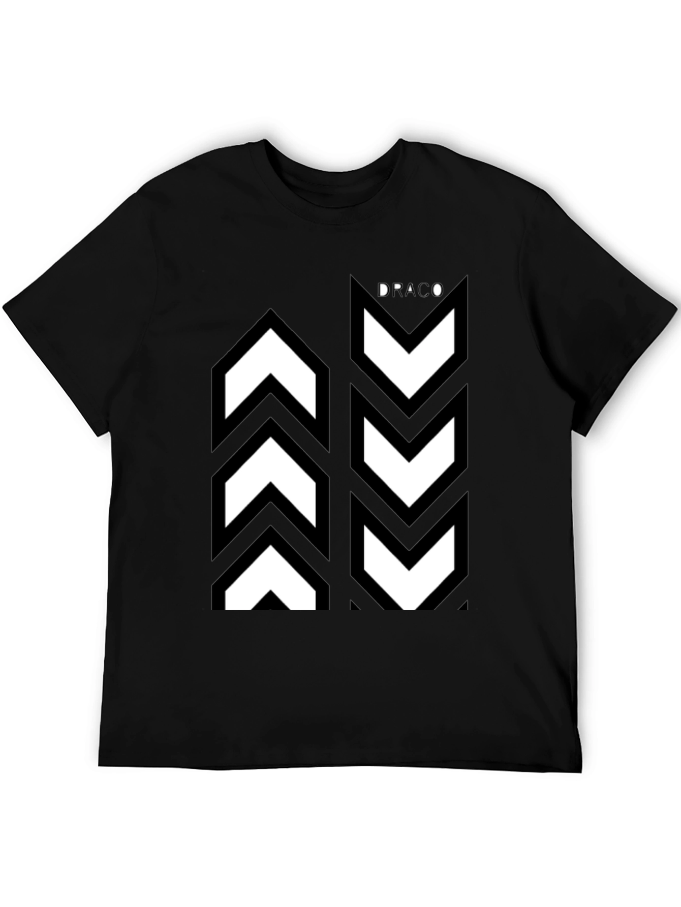 Draco Graphic Tee - Stylish Black Casual Shirt - 5