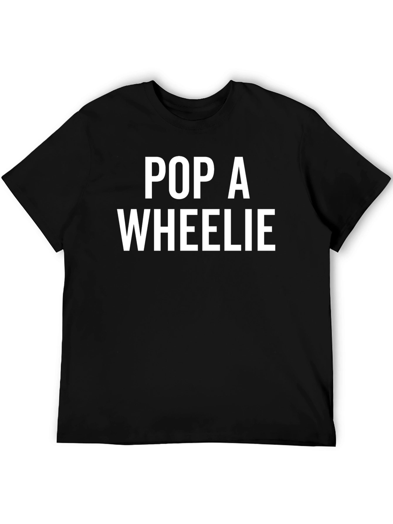 Black Pop A Wheelie Graphic Tee view 5