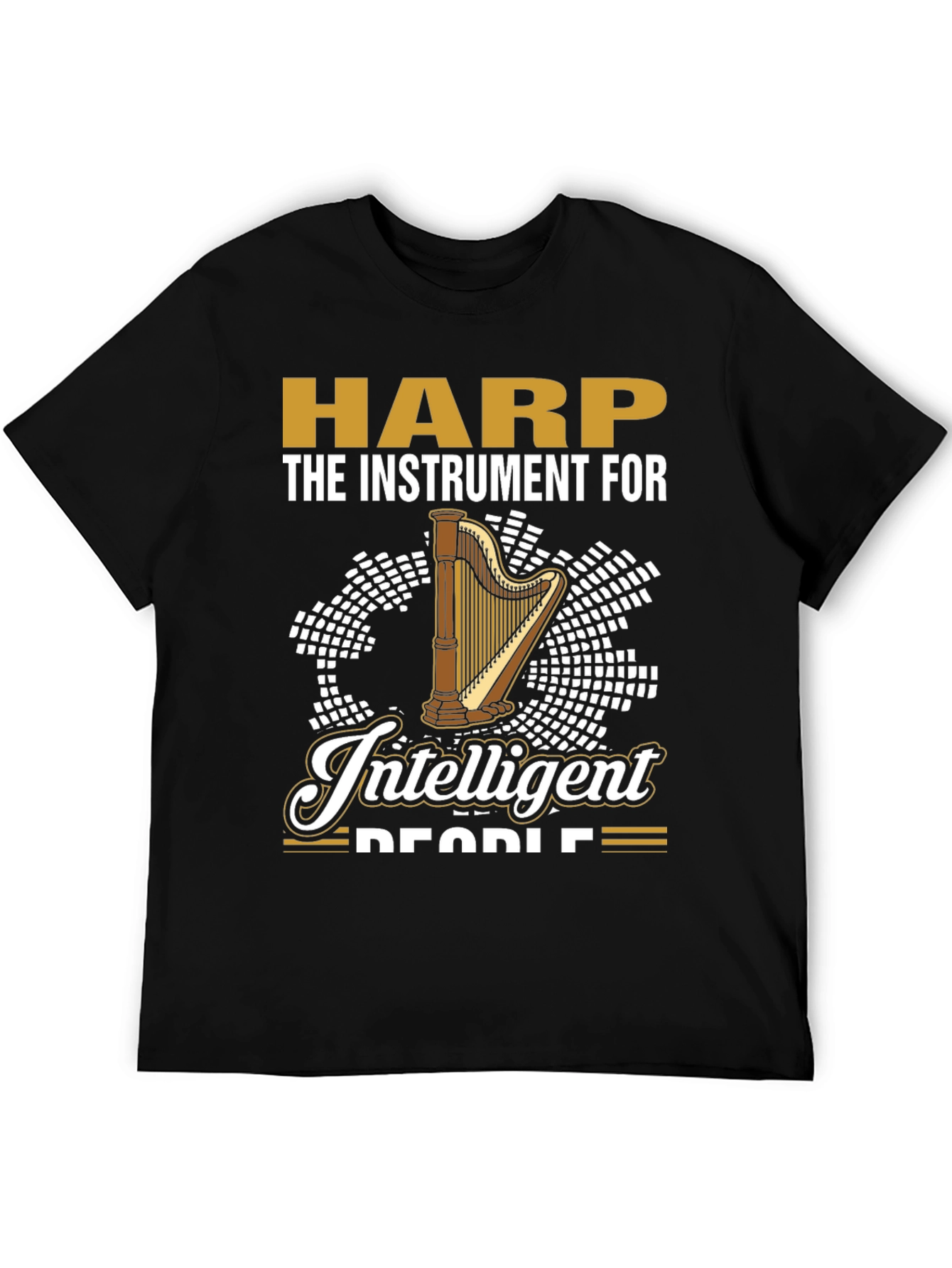 Black Harp Intelligent People T-Shirt view 5