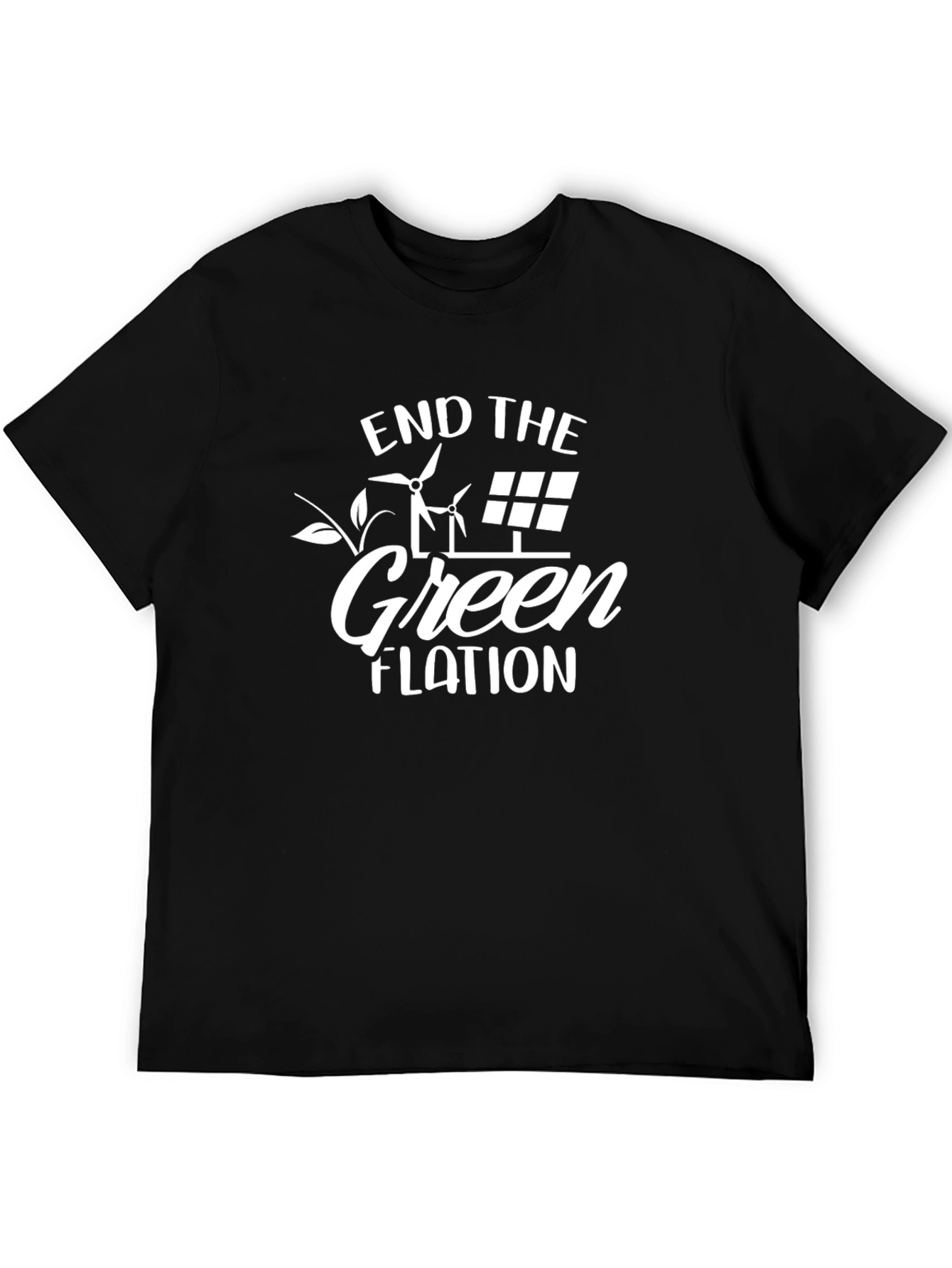 Black End The Greenflation Graphic Tee view 5