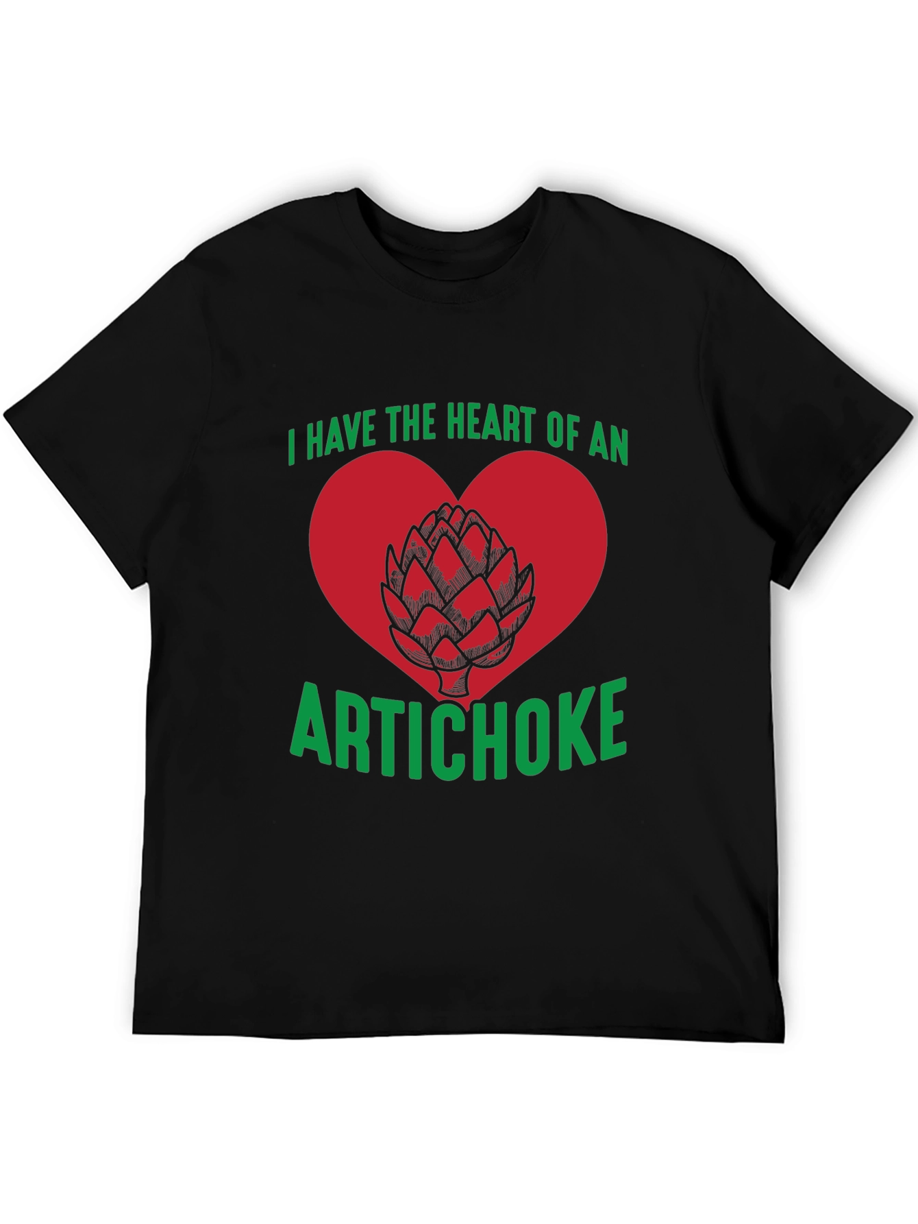 Black Heart of an Artichoke Graphic Tee view 5