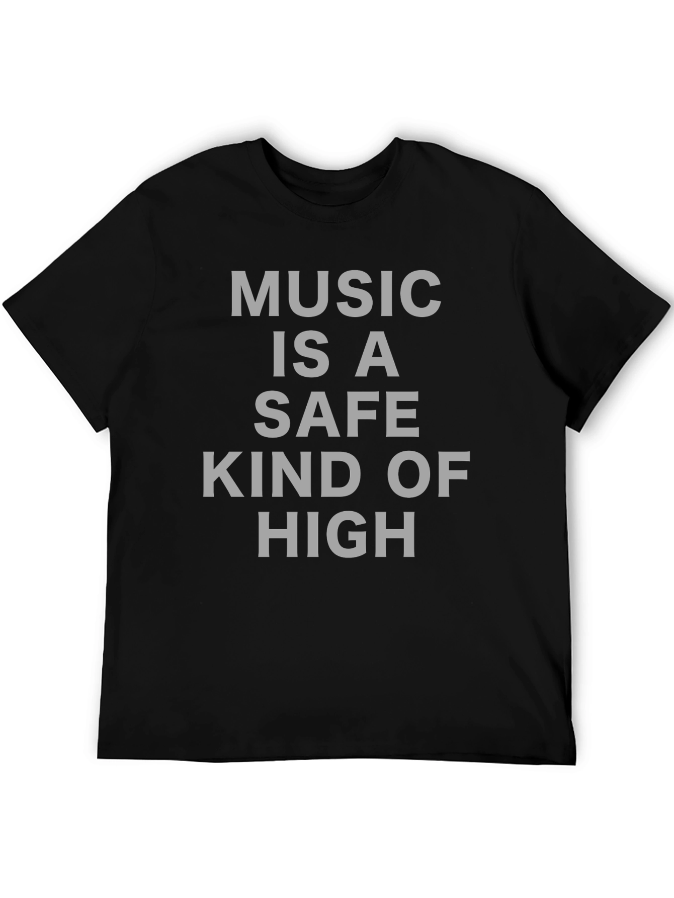 Black Music is a Safe Kind of High T-Shirt view 5