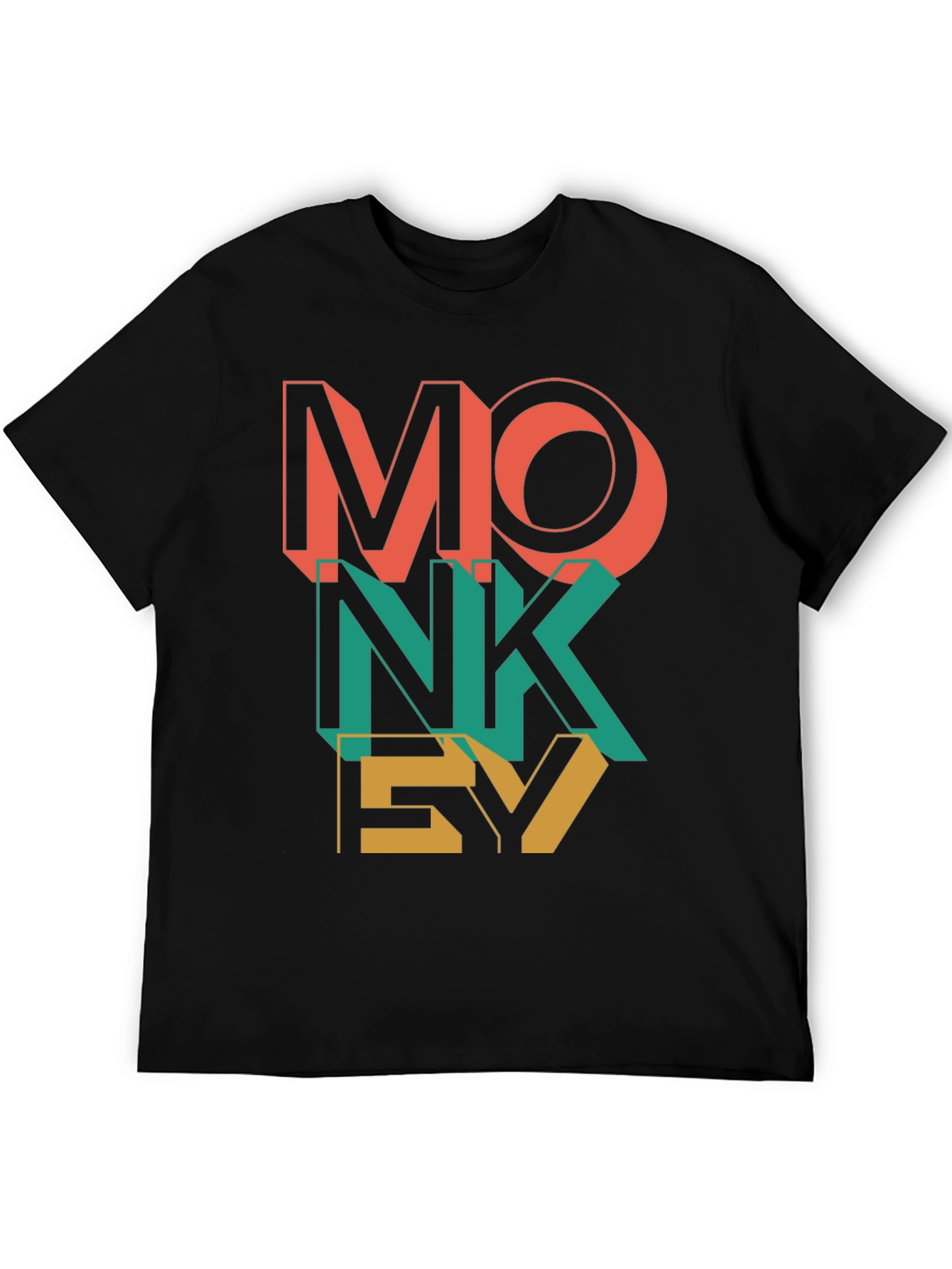 Black Monkey Graphic Tee - Cool Casual Style view 5