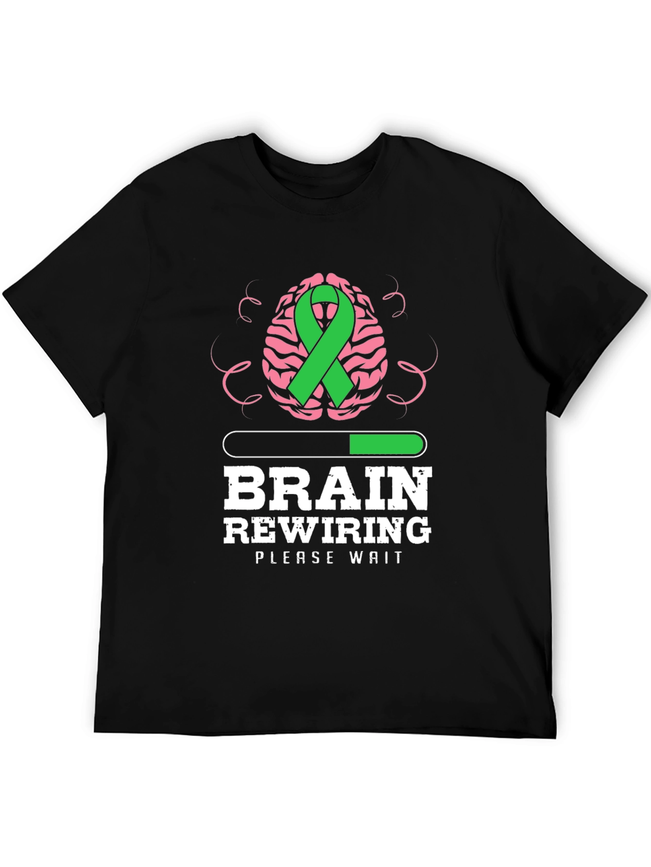 Black Brain Rewiring T-Shirt view 5