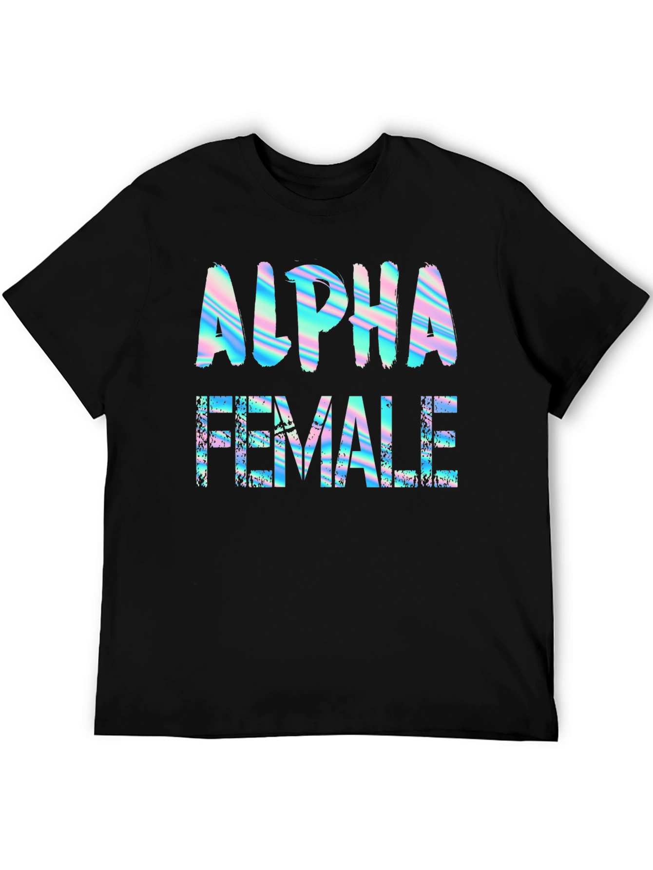 Black Alpha Female Graphic Print T-Shirt view 5