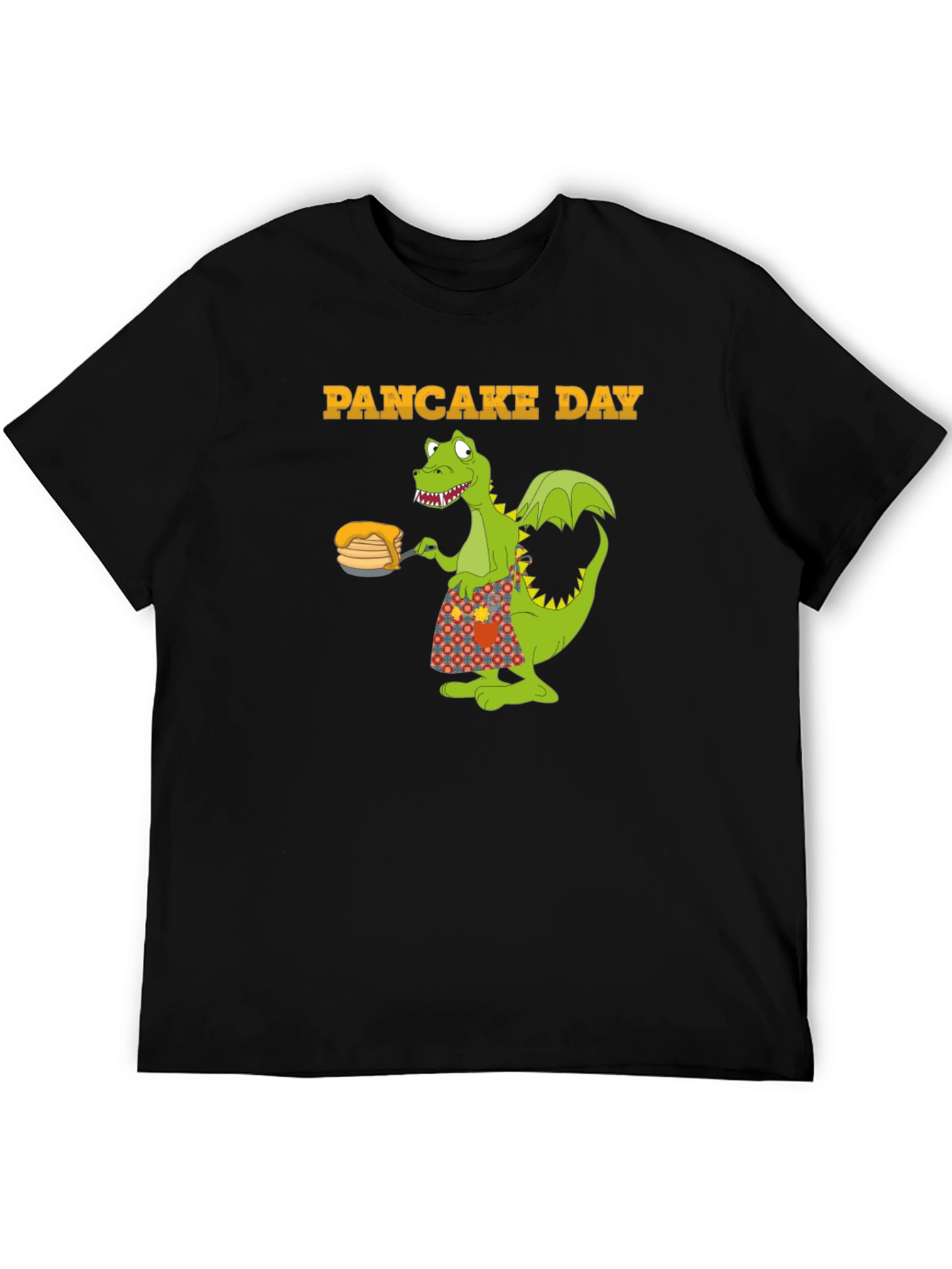 Pancake Day T-Shirt with Dragon Graphic - 5