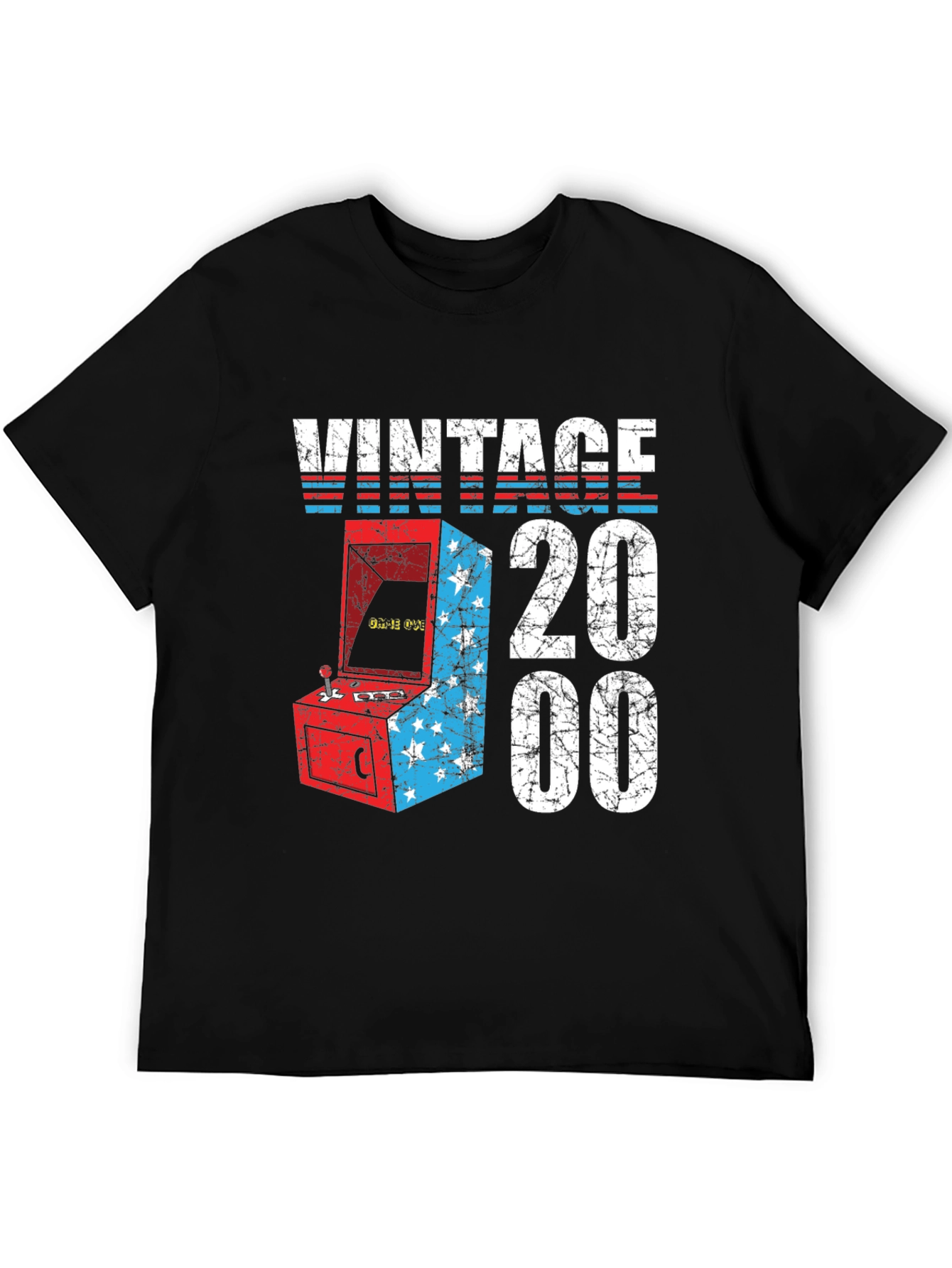 Black Vintage 2000 Arcade T-Shirt view 5
