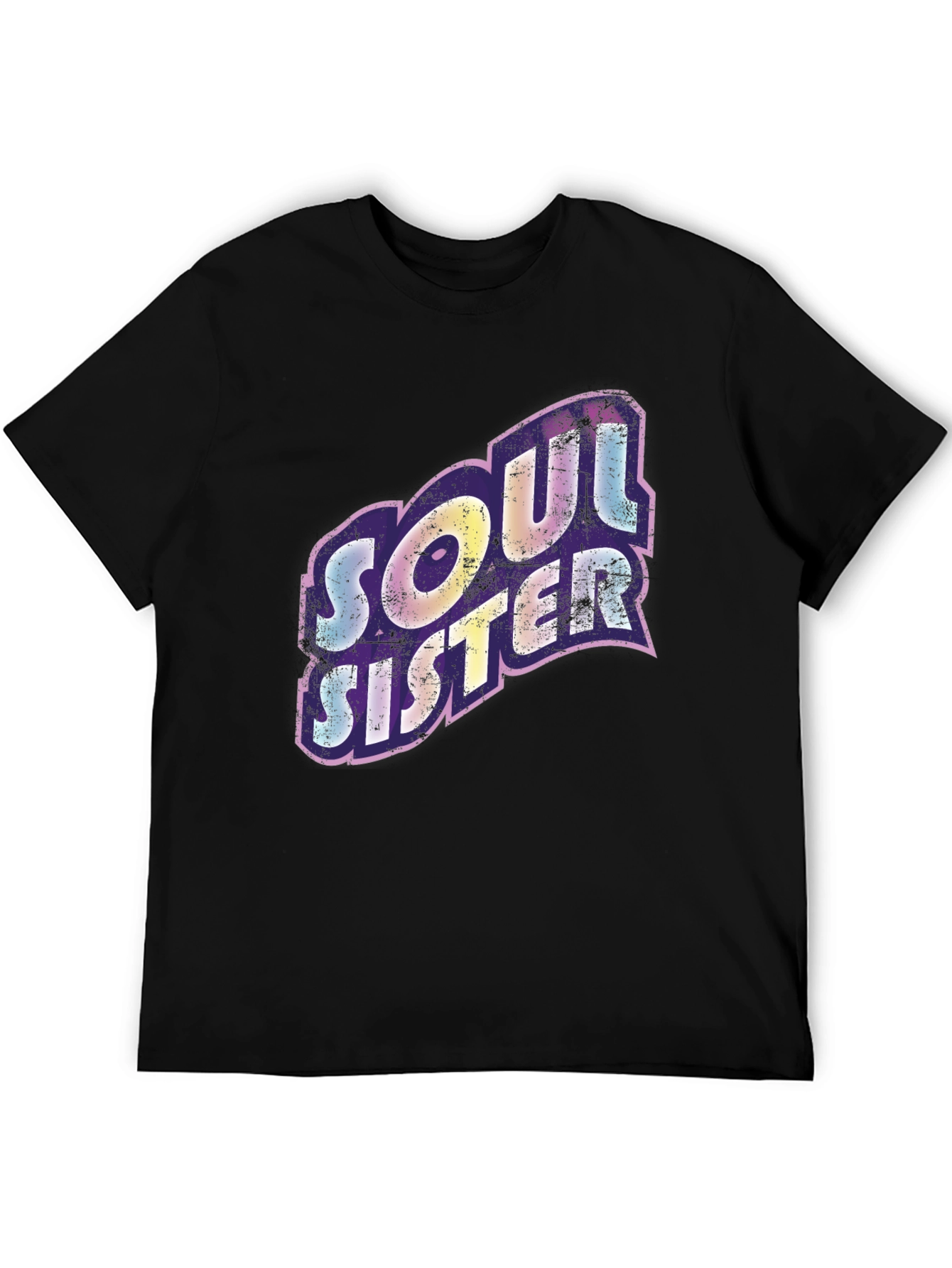 Black Soul Sister Black Graphic Tee view 5