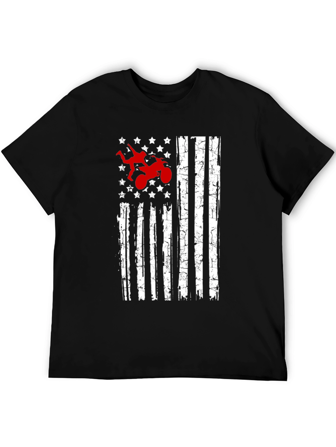 American Flag Motocross T-Shirt - 5