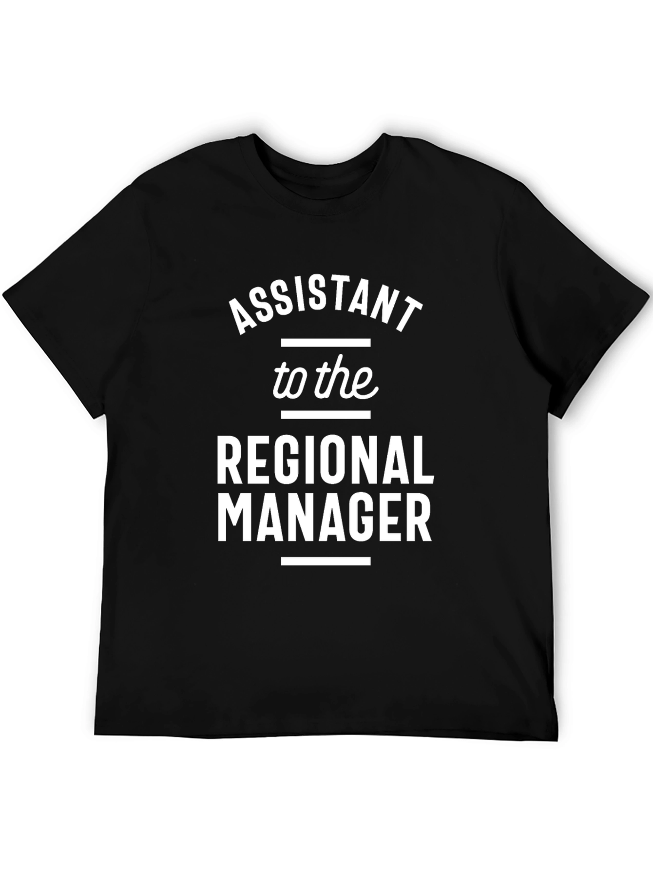 Black Assistant to the Regional Manager T-Shirt view 5