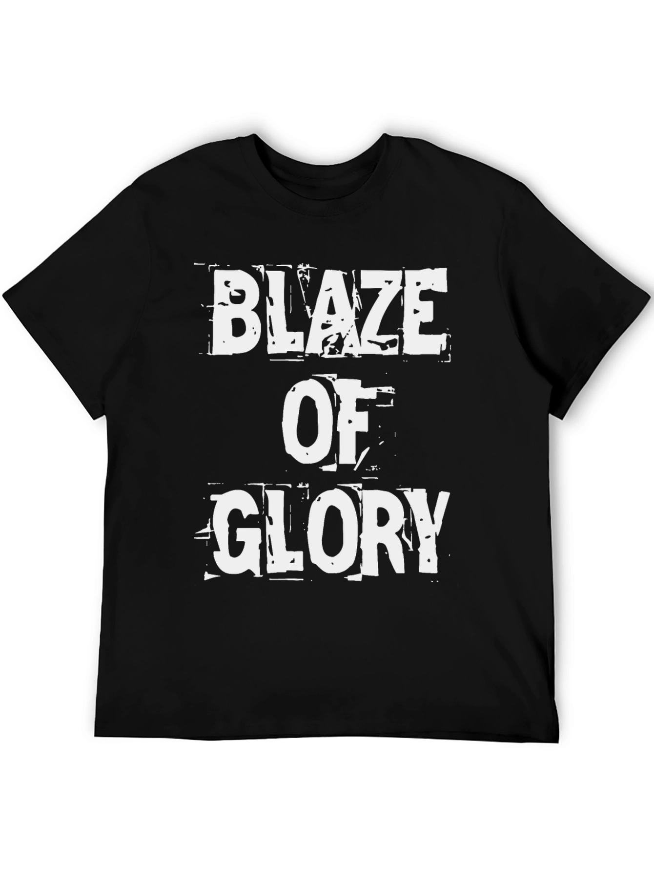 Black Blaze of Glory Graphic T-Shirt view 5