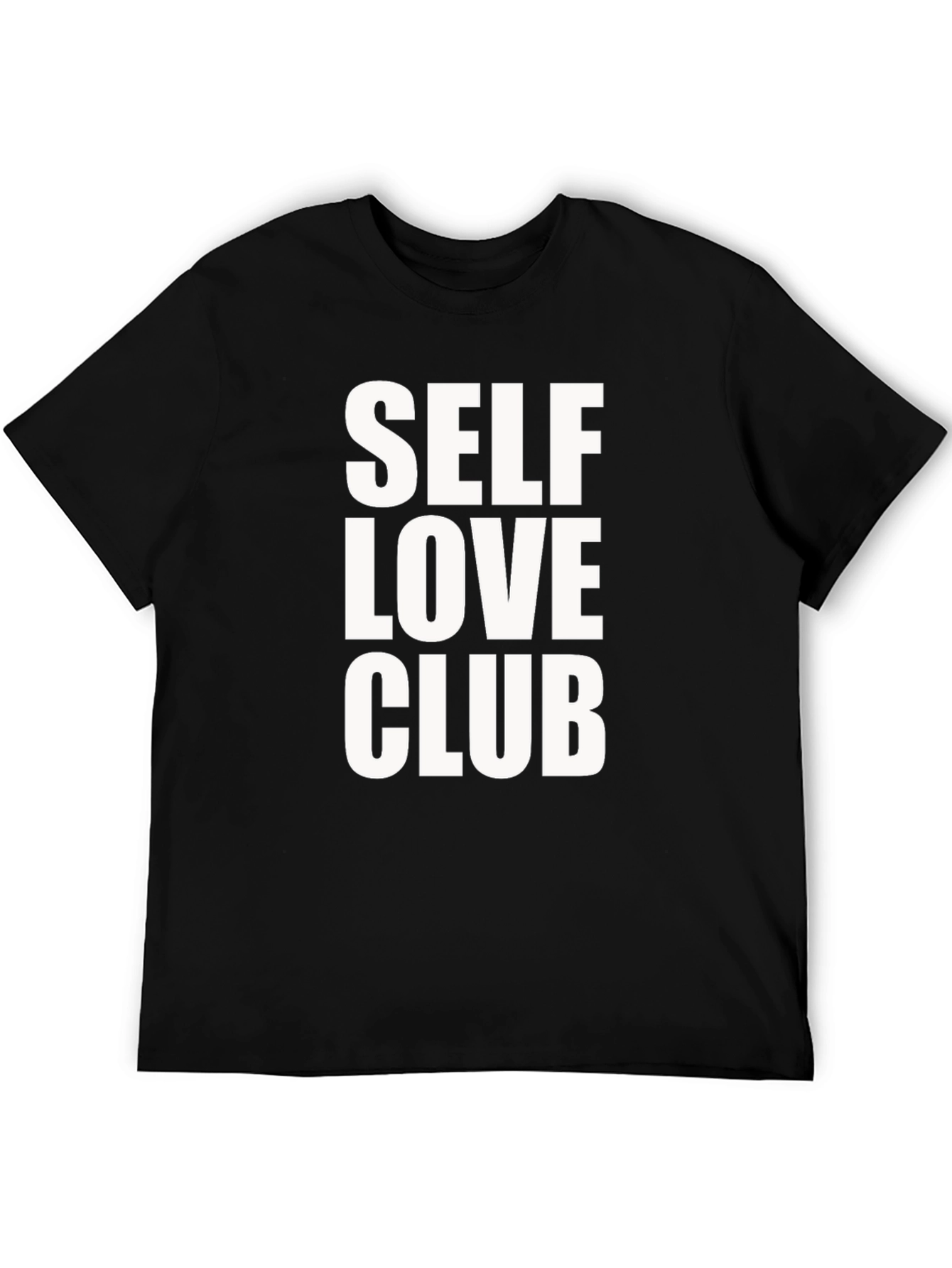 Black Self Love Club Graphic T-Shirt view 5