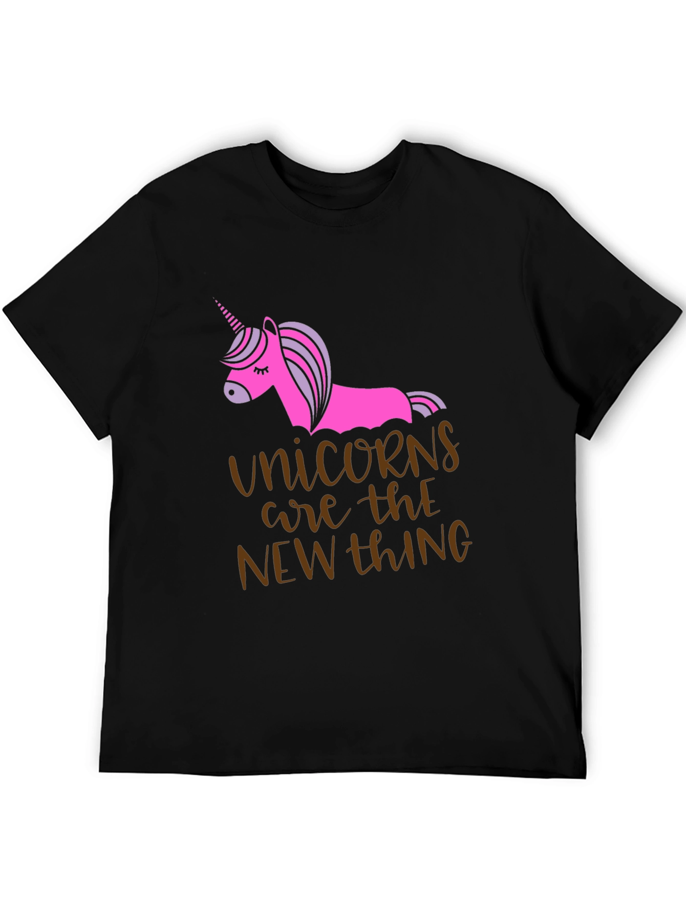 Black Unicorns are the New Thing Graphic Tee view 5
