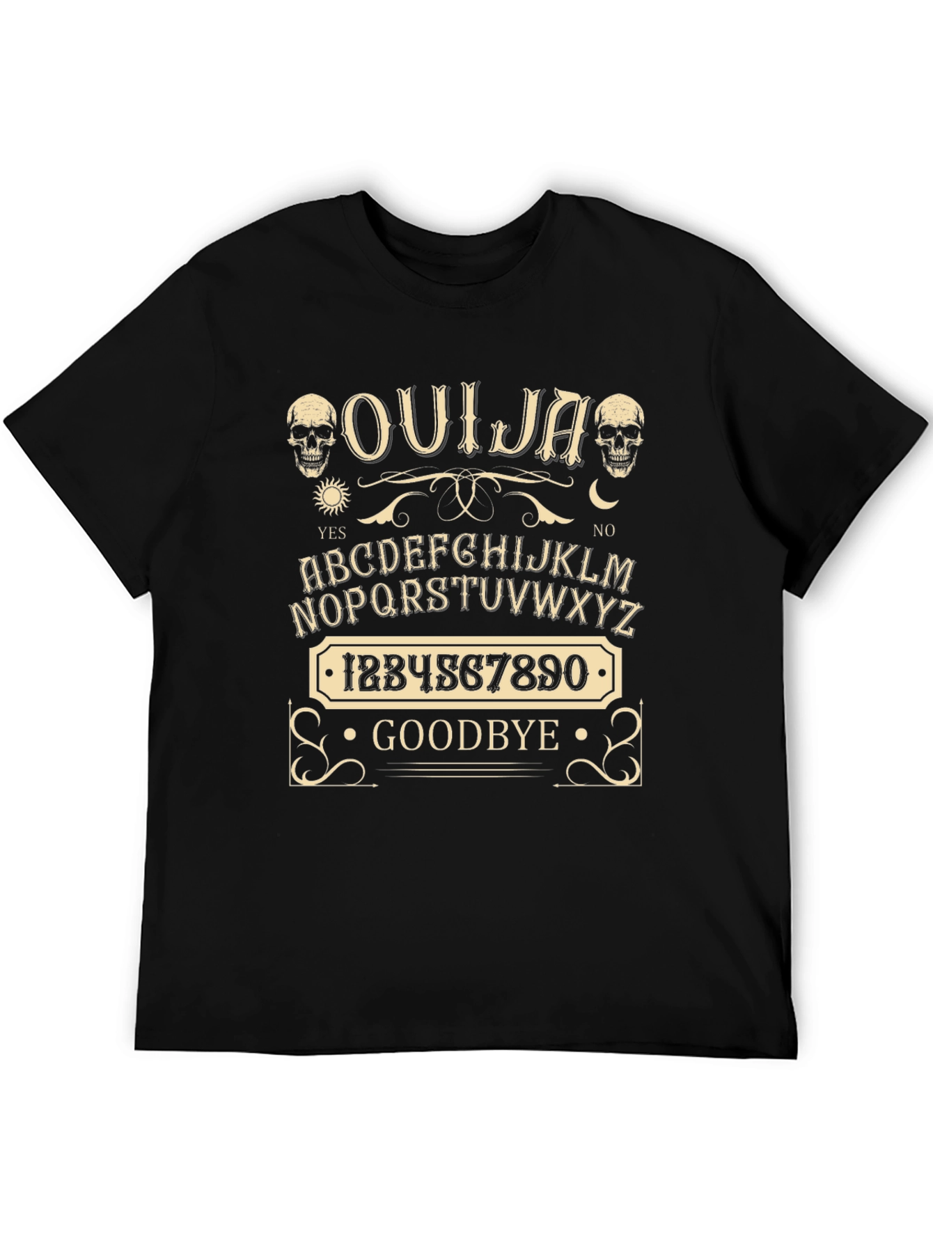 Black Ouija Board Graphic T-Shirt view 5