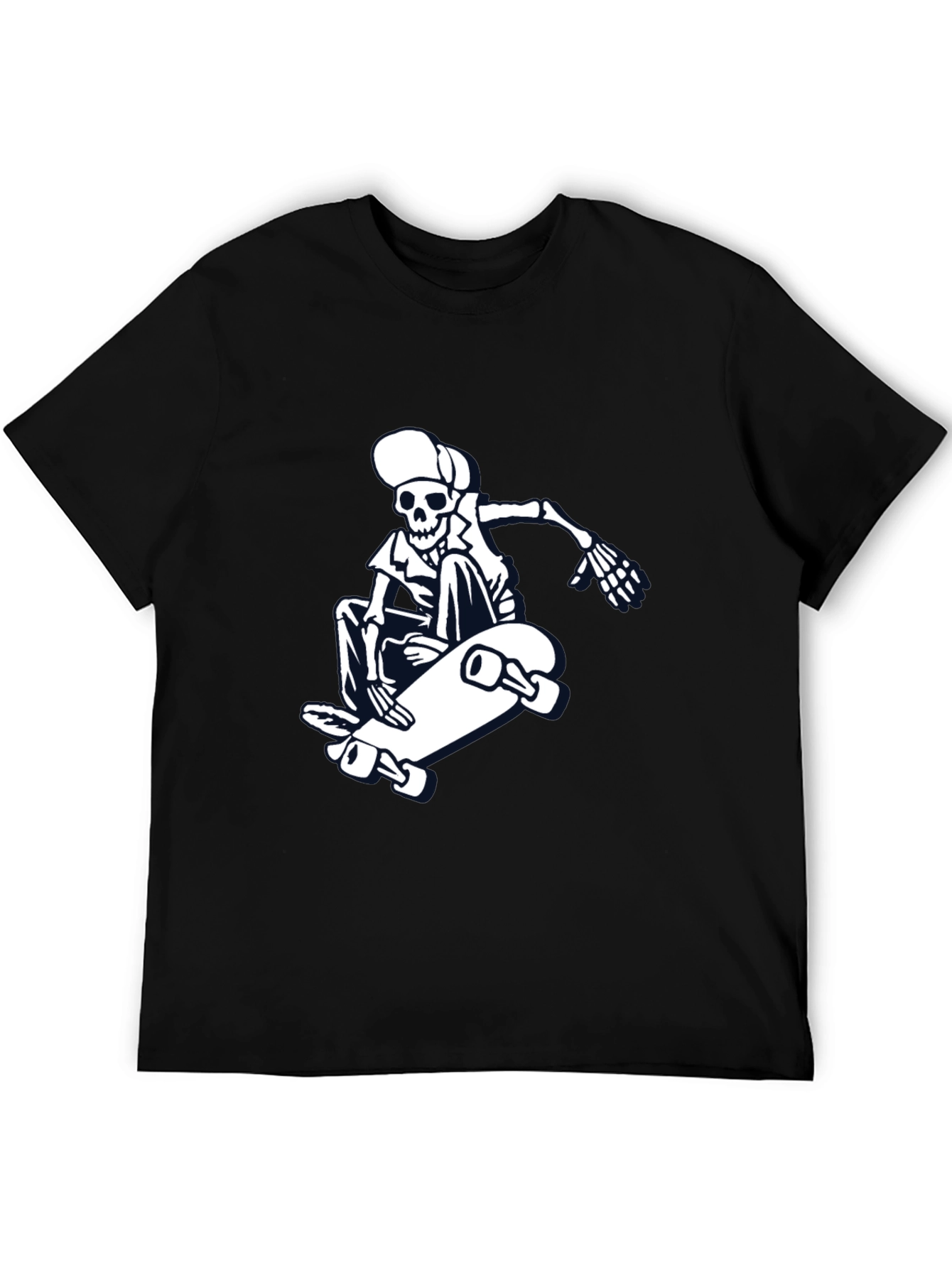 Skateboarding Skeleton Graphic Tee - Cool & Casual - 5