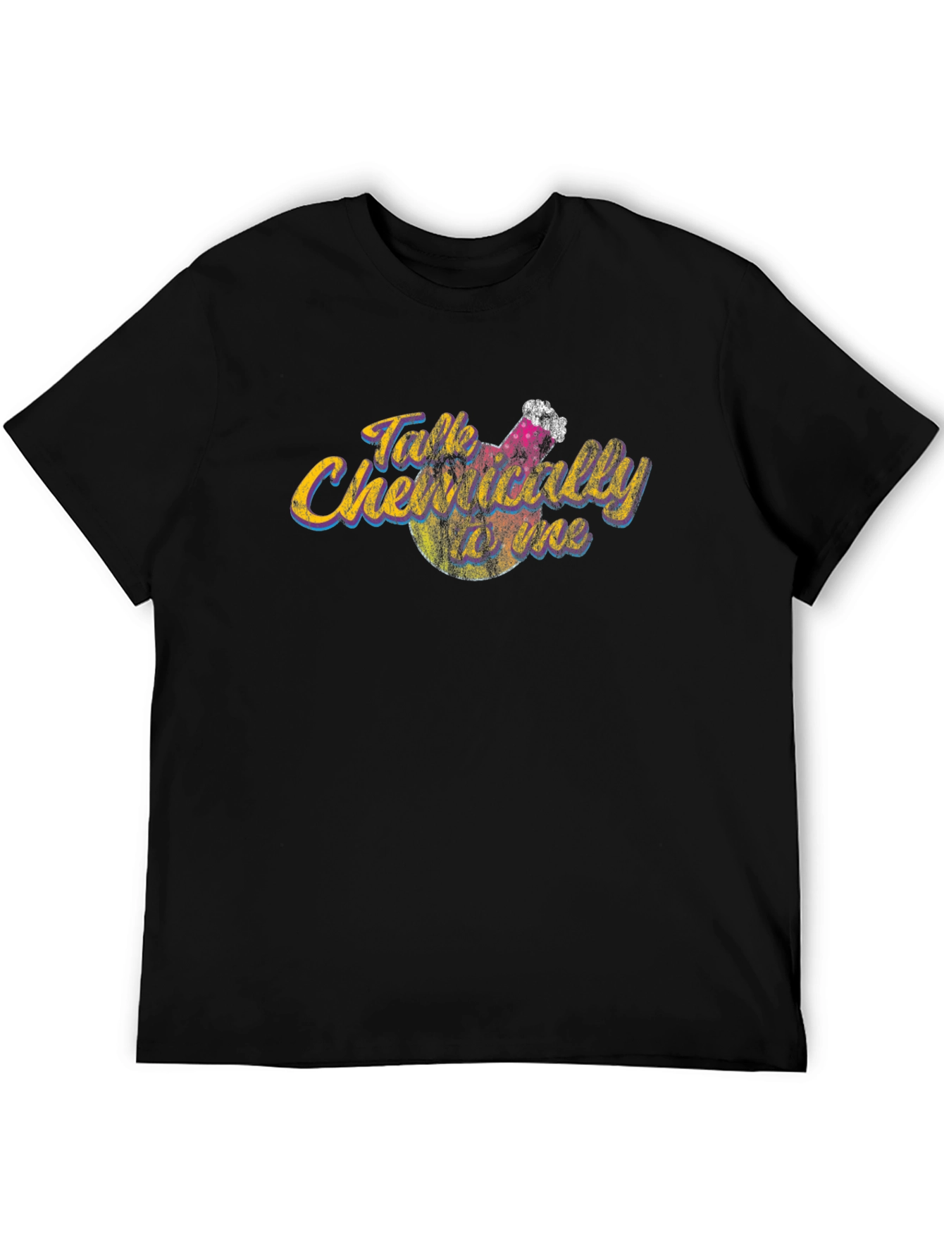 Black Talk Chemically to Me Graphic Tee view 5