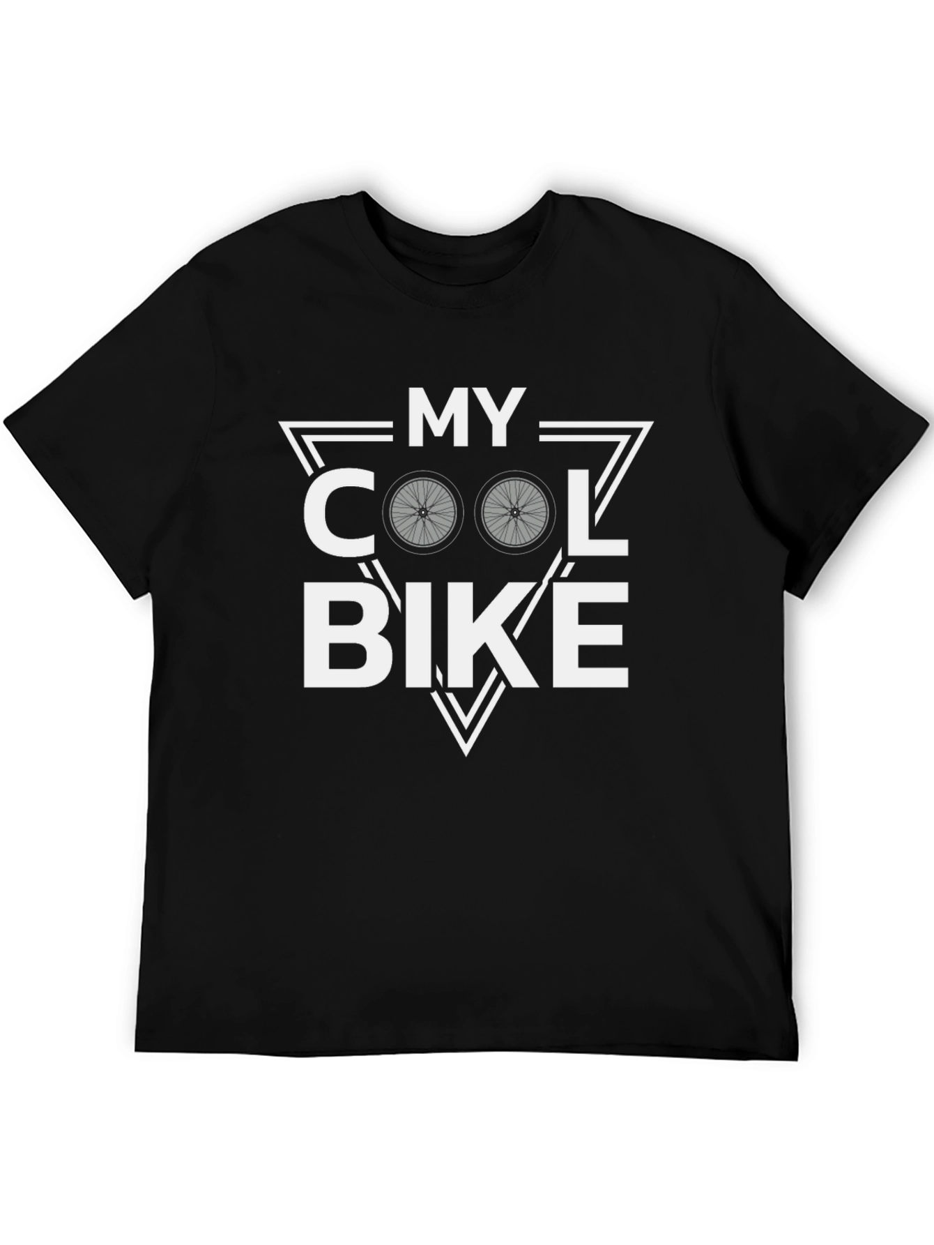 Black Cool Bike Graphic T-Shirt - Cycling Enthusiast Tee view 5