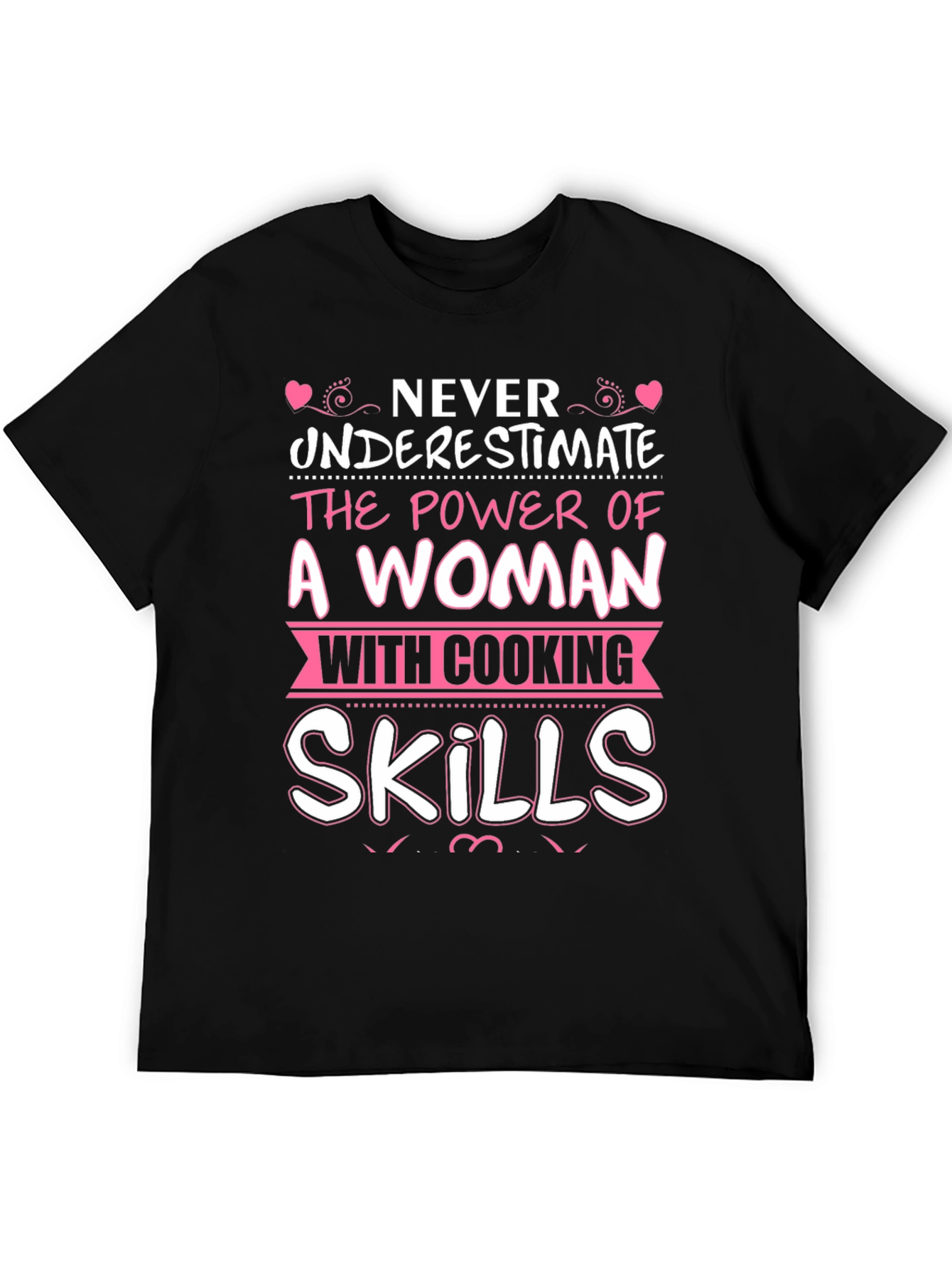 Black Never Underestimate Woman Cooking Skills T-Shirt view 5