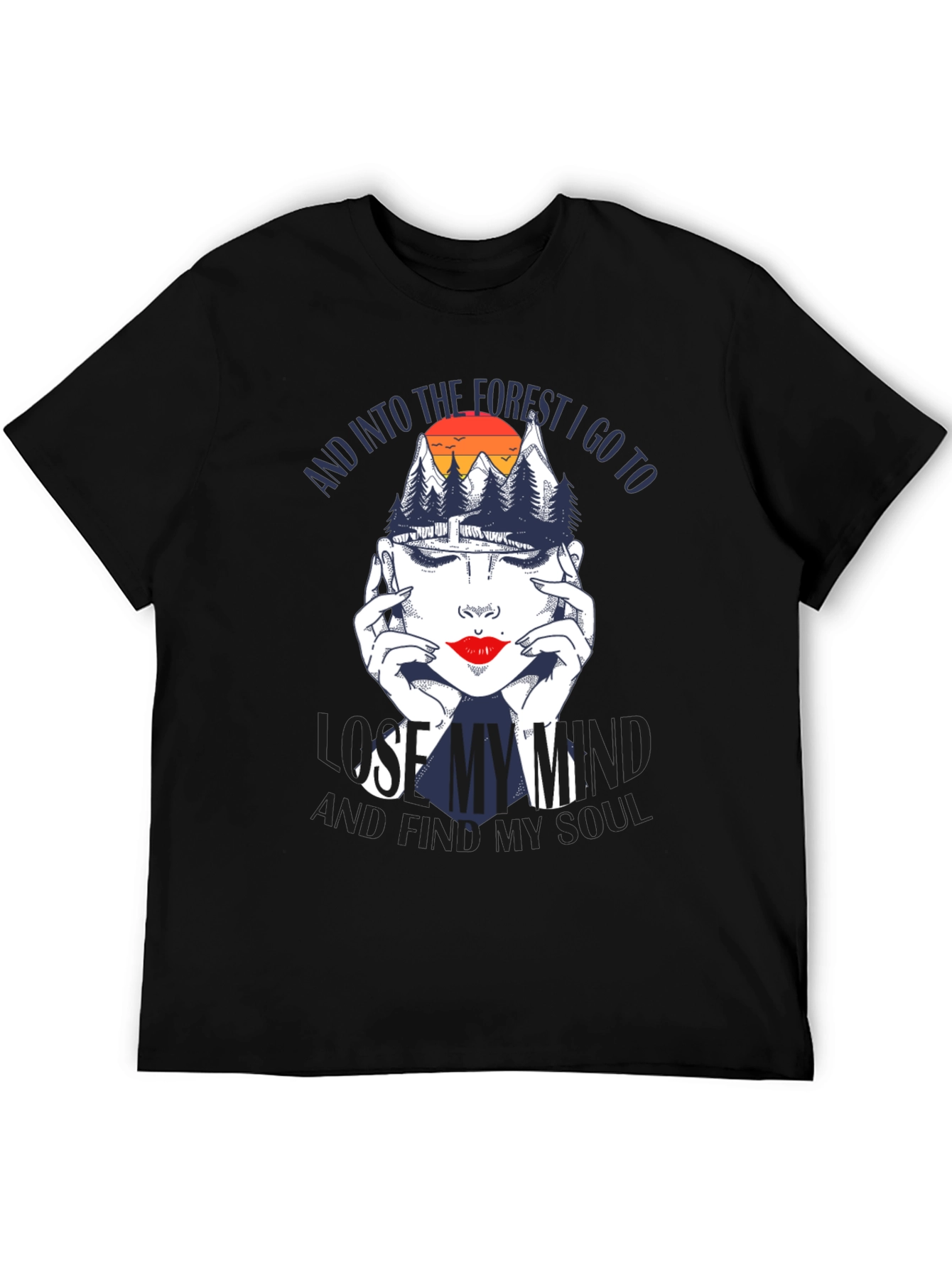 Black Forest Soul Graphic T-Shirt - Black view 5
